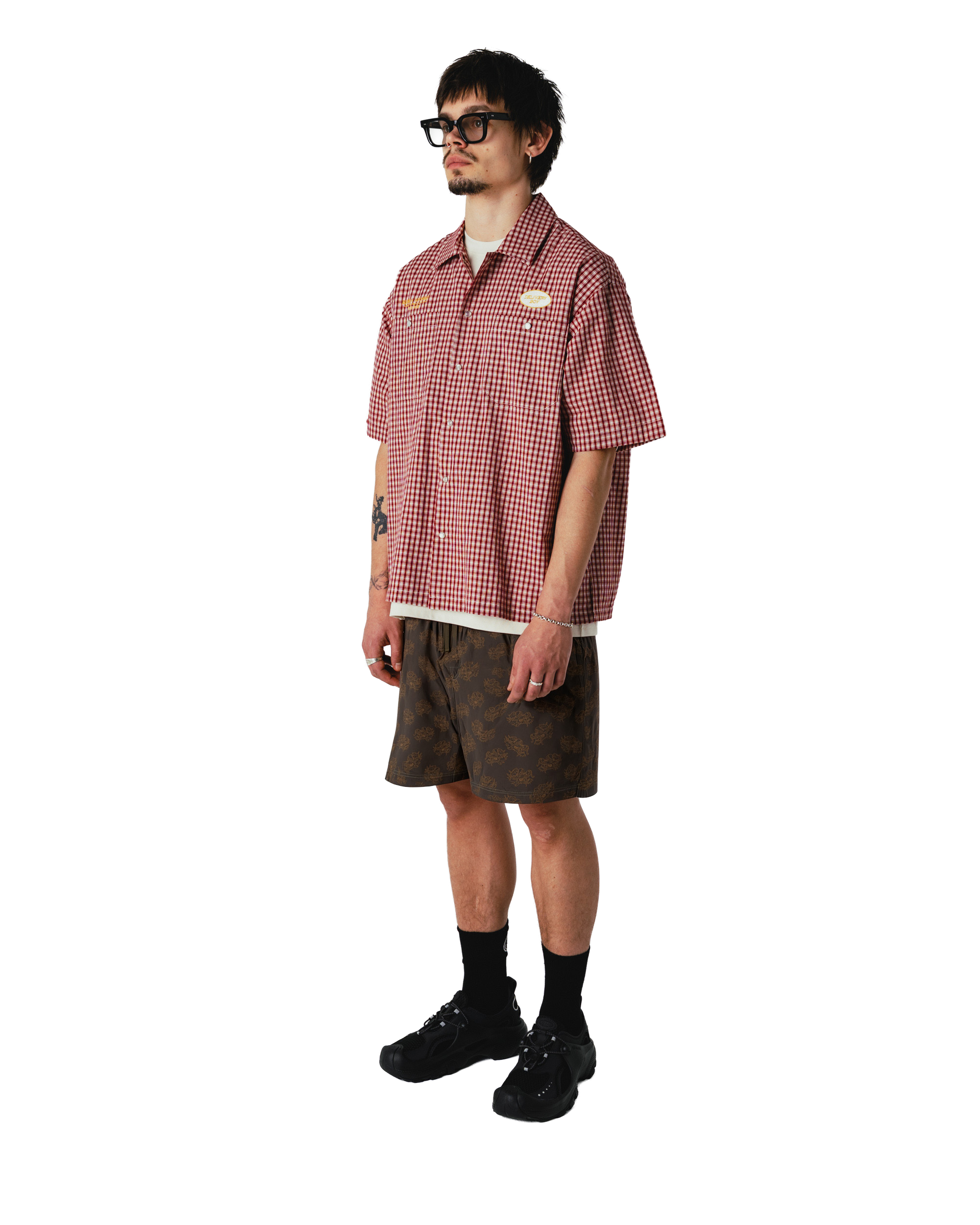 Woodbird WBDragon Shirt NIKBEN Shirts Red-White