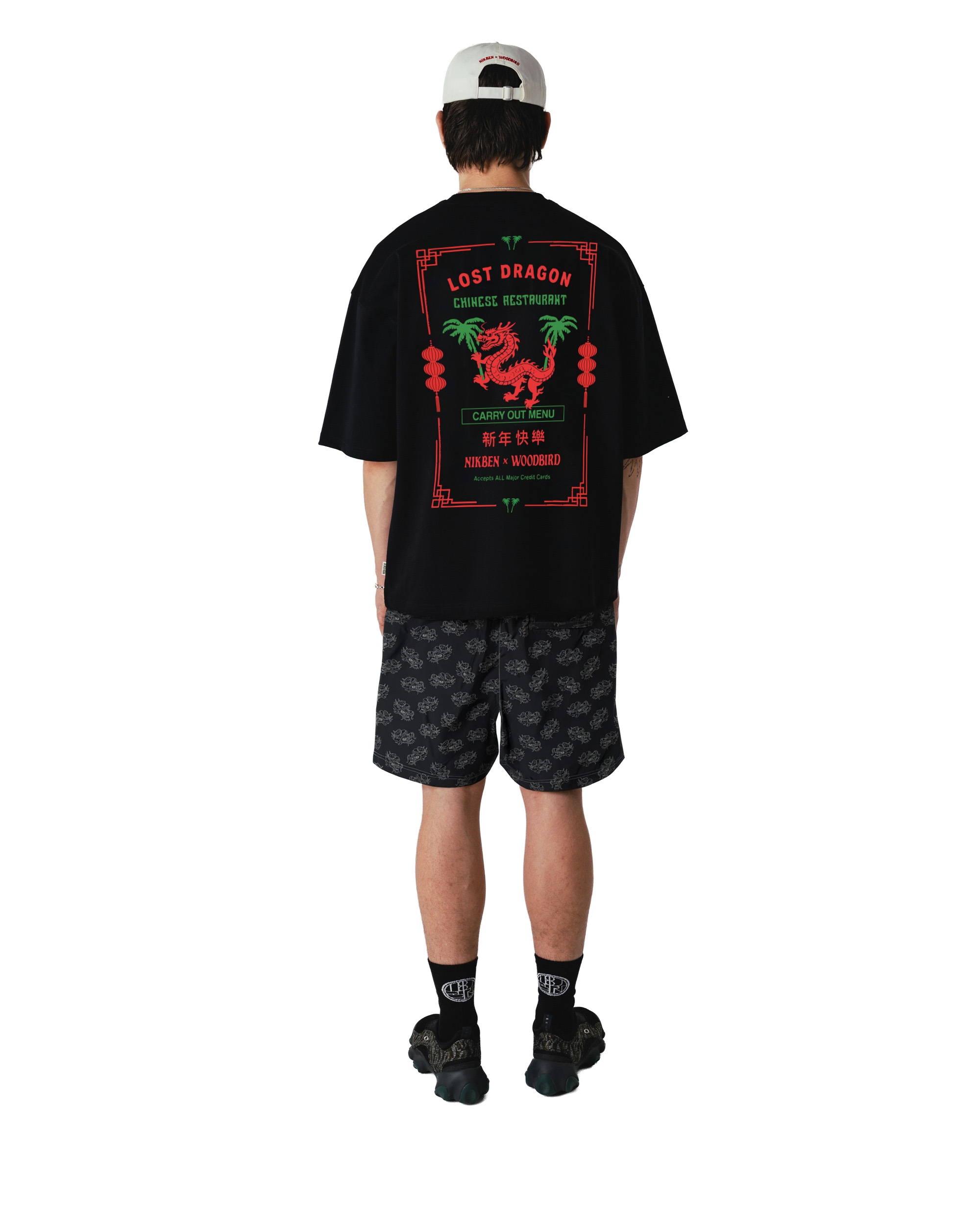 Woodbird WBDragon Tee NIKBEN T-Shirts Black