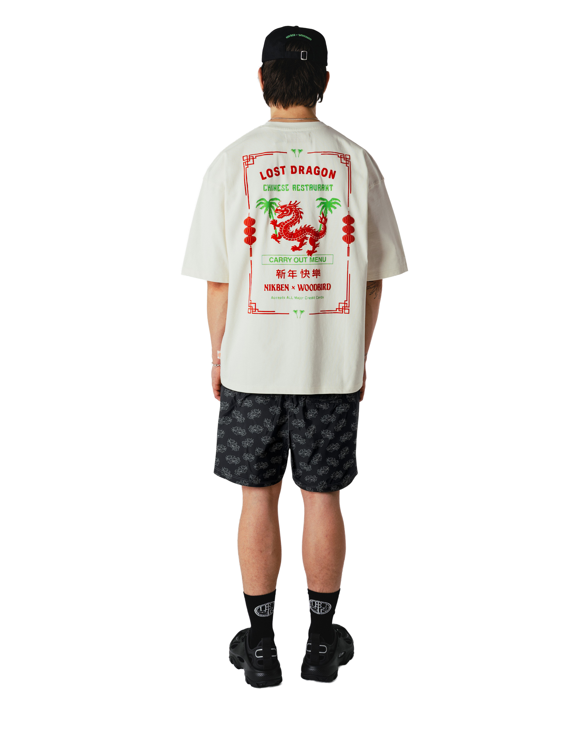 Woodbird WBDragon Tee NIKBEN T-Shirts Off White