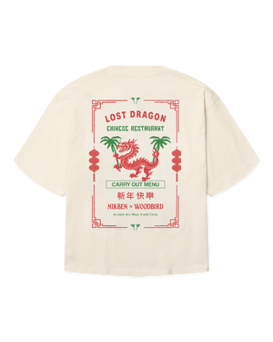 Woodbird WBDragon Tee NIKBEN T-Shirts Off White