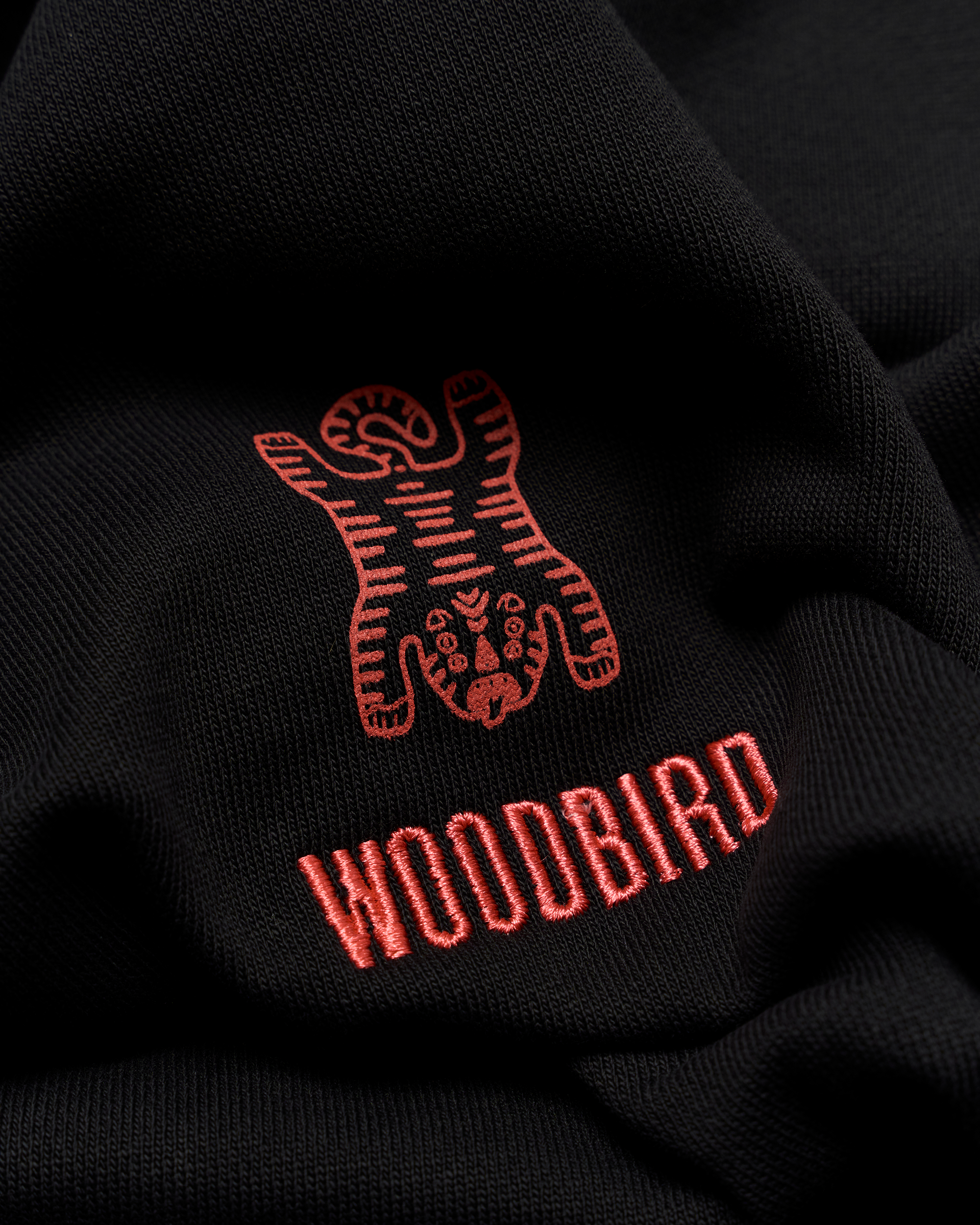 Woodbird WBDuke Tiger Crew Sweats Black