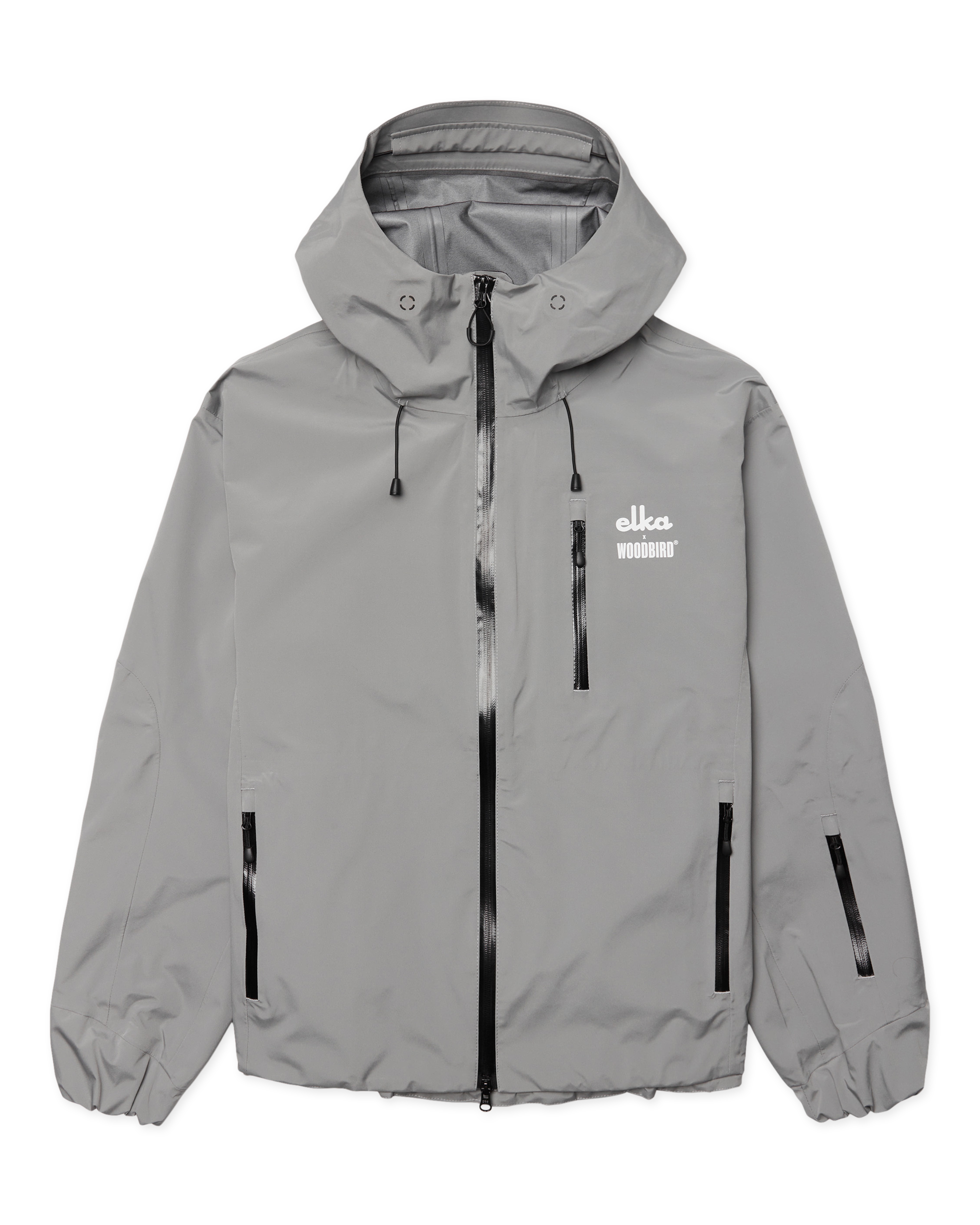 Woodbird WBDune Shell Jacket Outerwear Grey