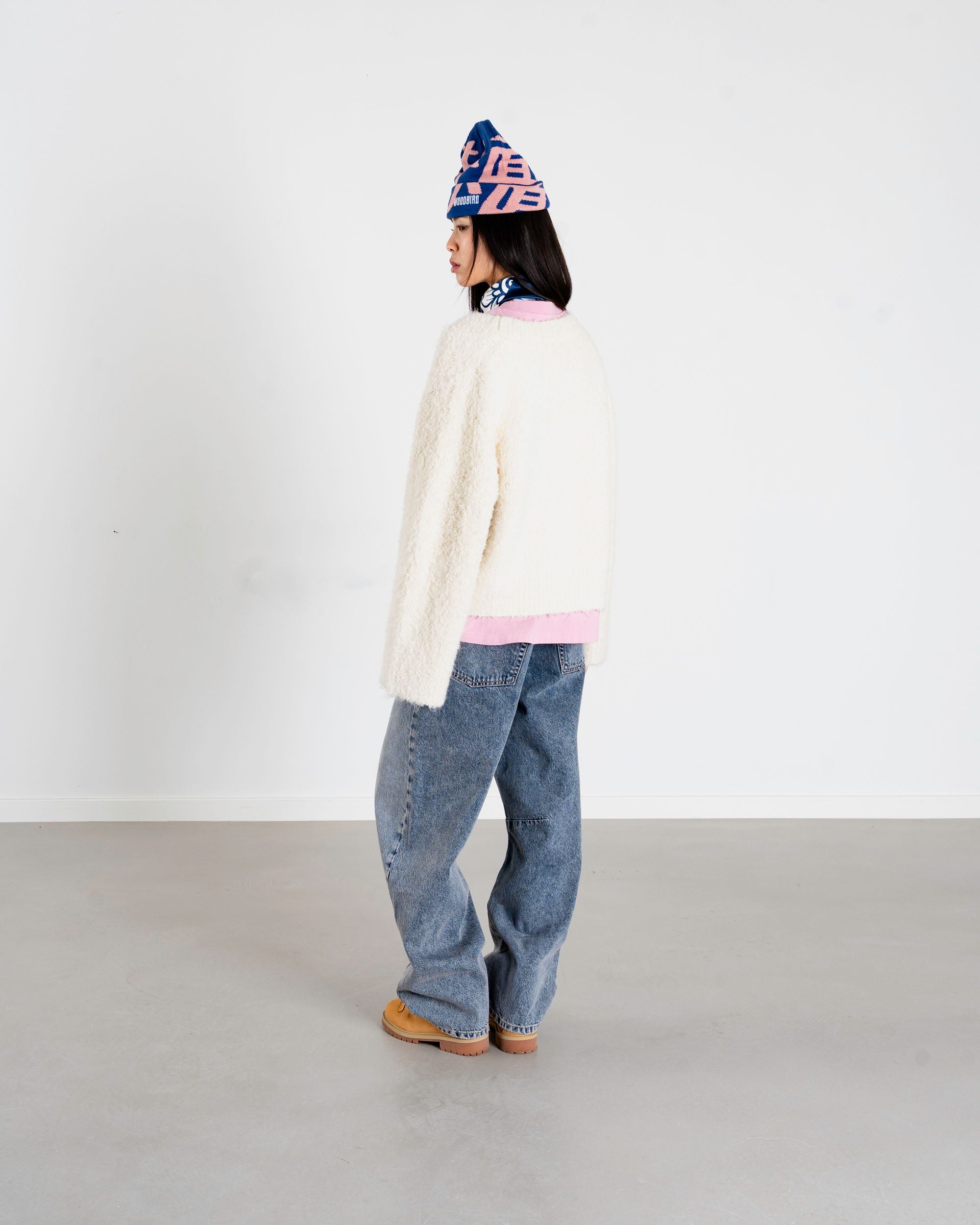 Woodbird Female WBEa Teddy Cardigan Knits Off White