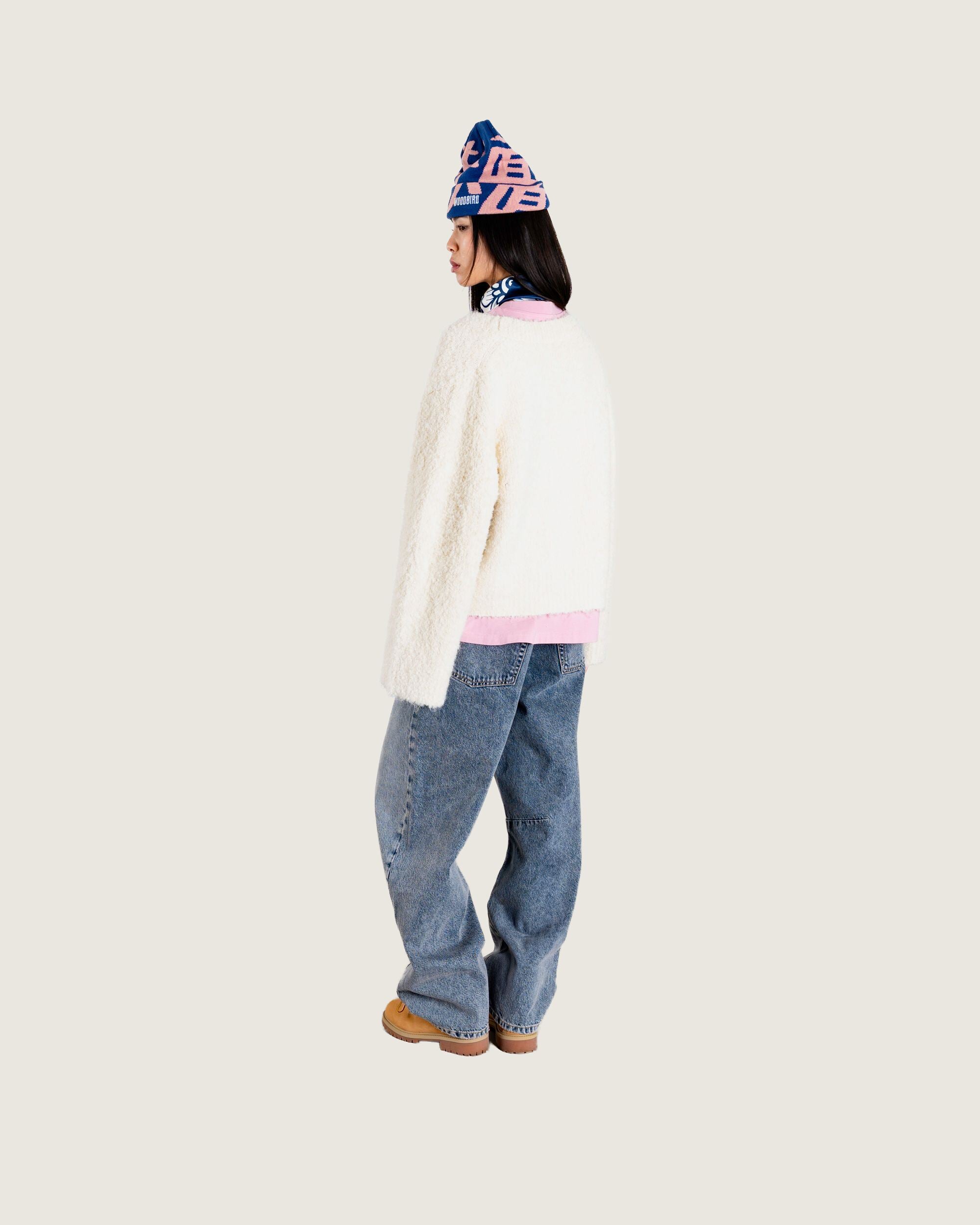 Woodbird Female WBEa Teddy Cardigan Knits Off White