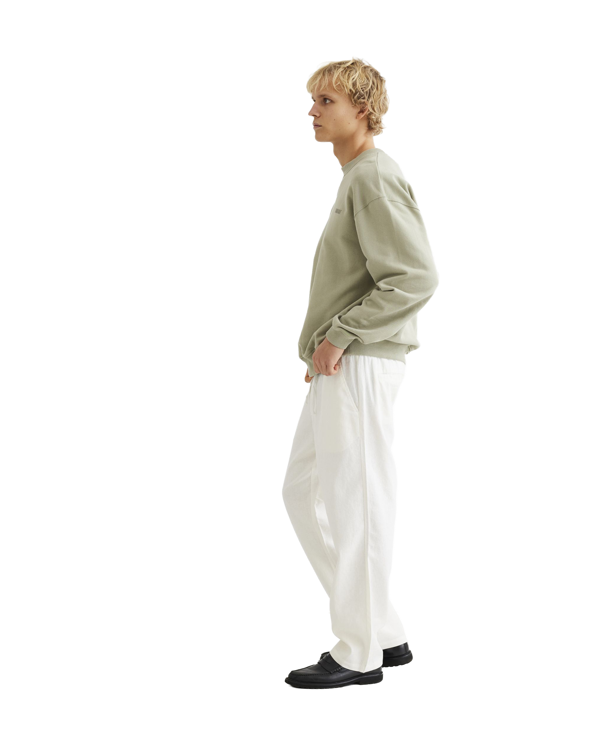 Woodbird WBEik Linen Pant Pants Off White