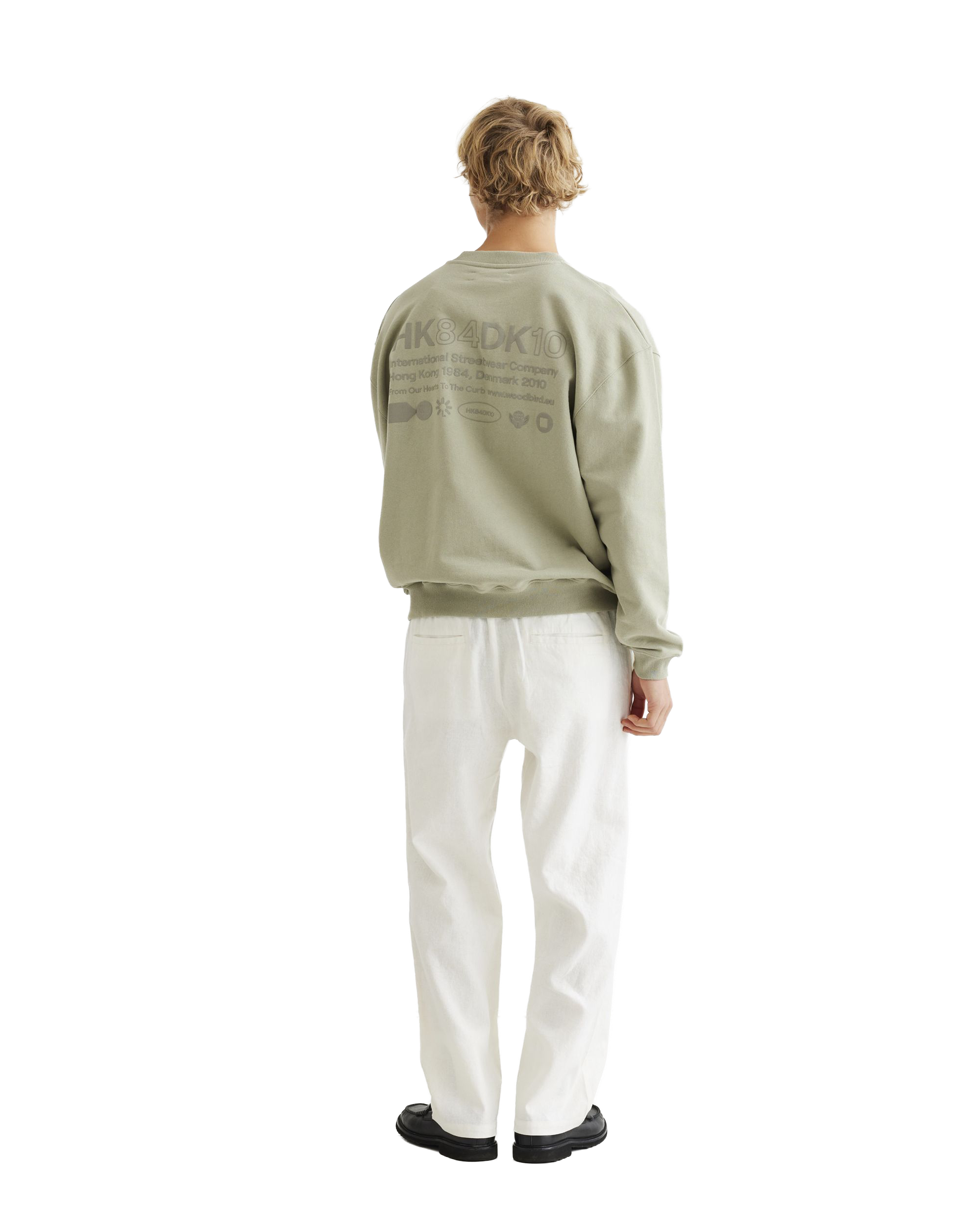 Woodbird WBEik Linen Pant Pants Off White