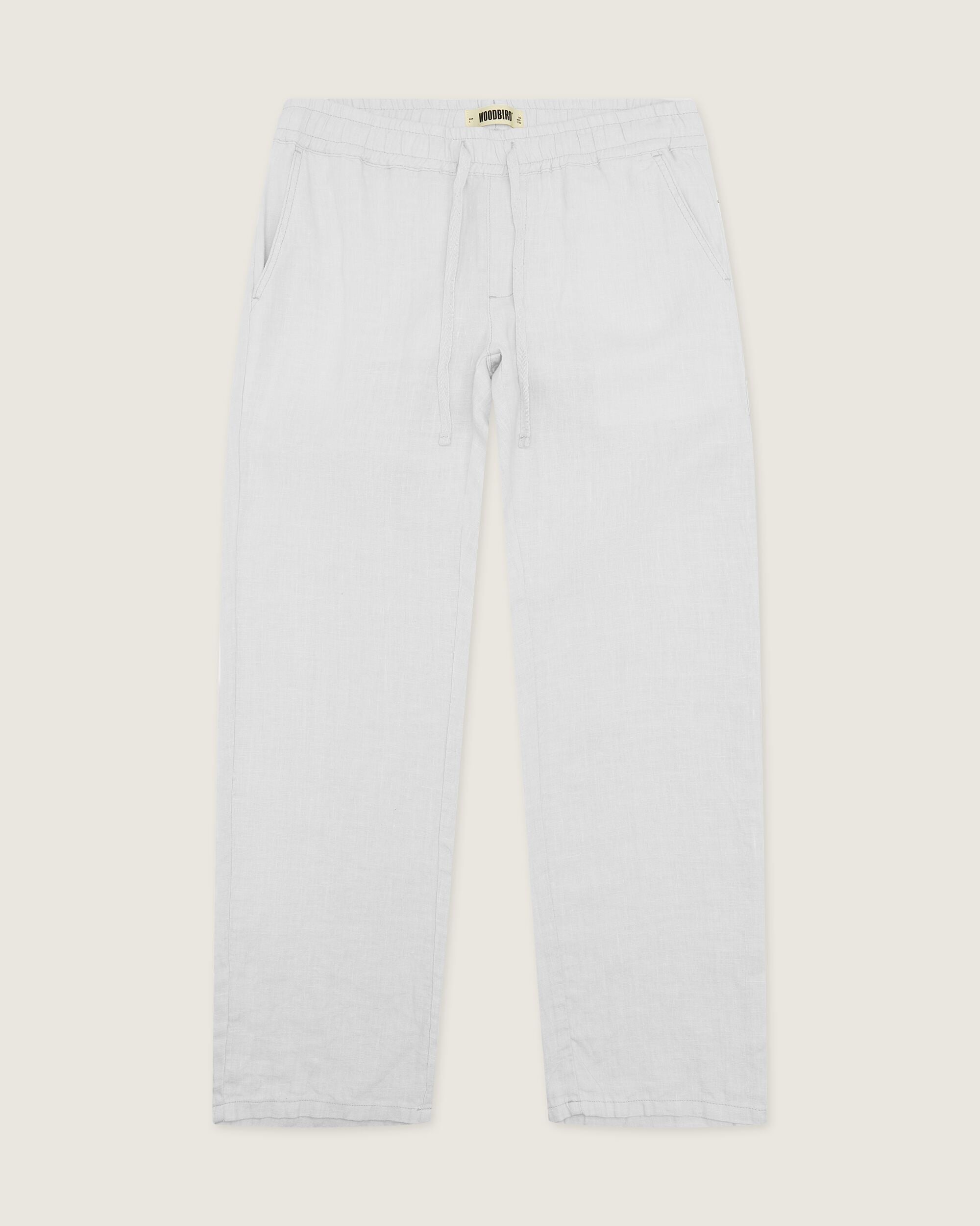 Woodbird WBEik Linen Pant Pants Off White