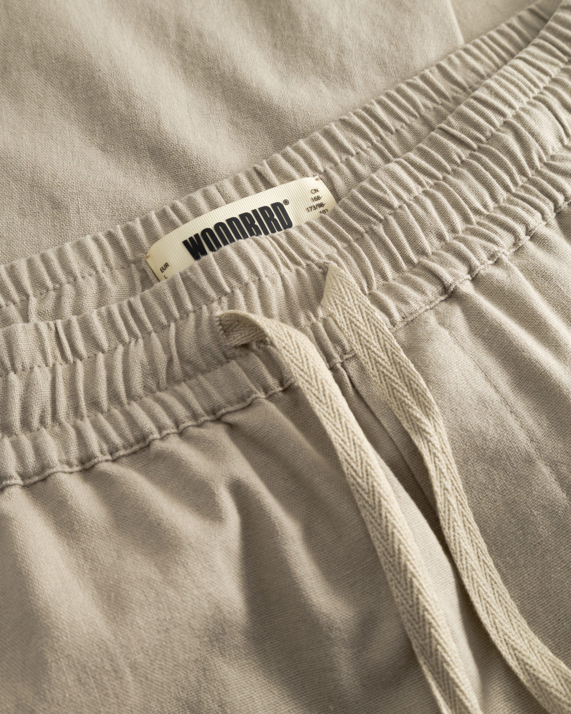 Woodbird WBEik Linen Pant Pants Stone