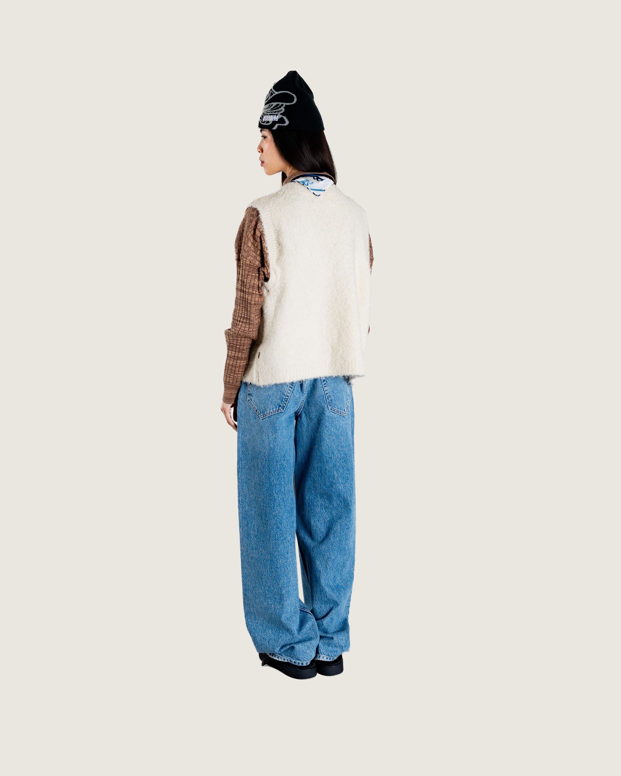 Woodbird Female WBEva Teddy Vest Knits Off White
