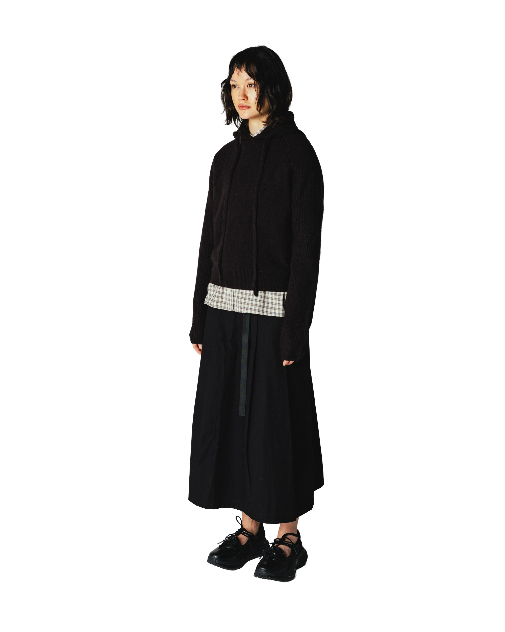 Woodbird Female WBEve Knit Hoodie Knits Brown
