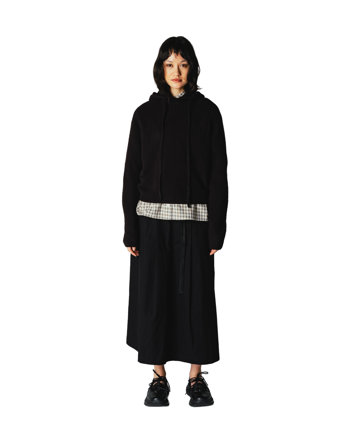 Woodbird Female WBEve Knit Hoodie Knits Brown