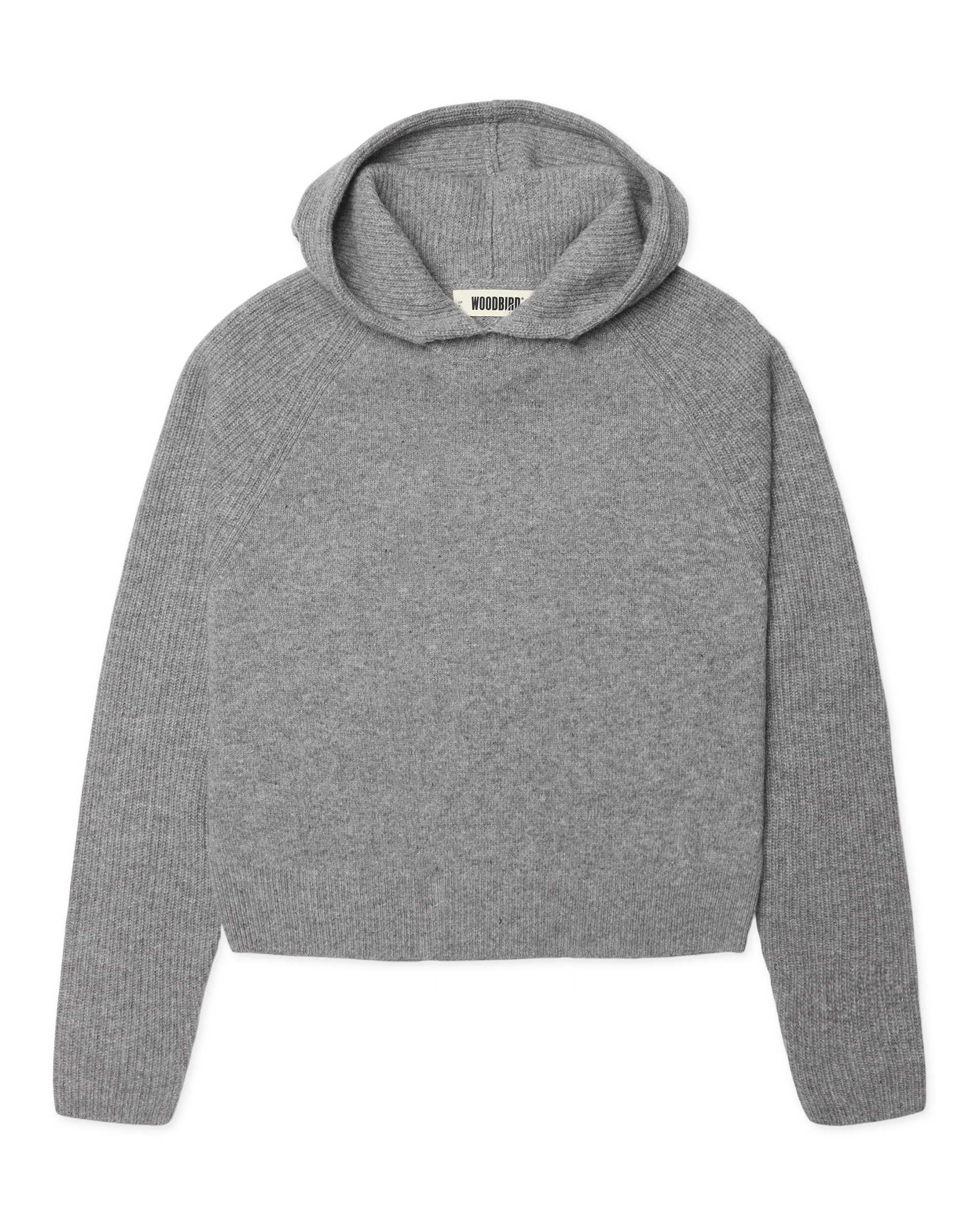 Woodbird Female WBEve Knit Hoodie Knits Grey