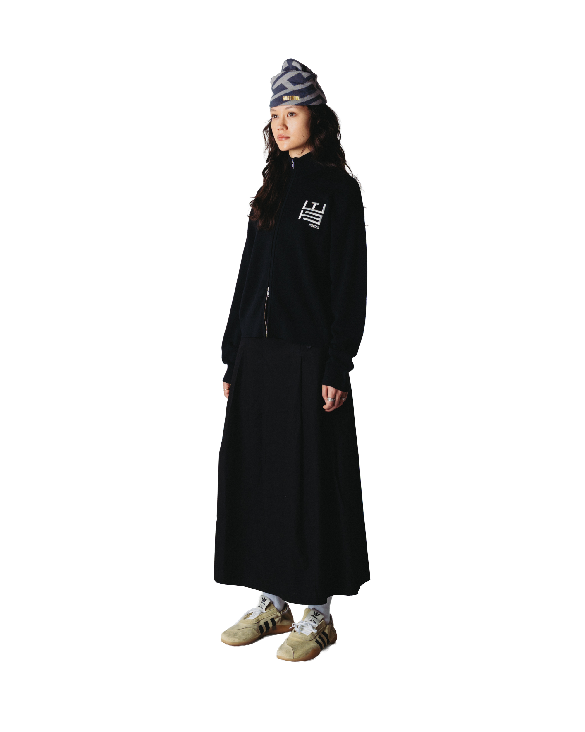 Woodbird Female WBFang Full Zip Cardigan Knits Black