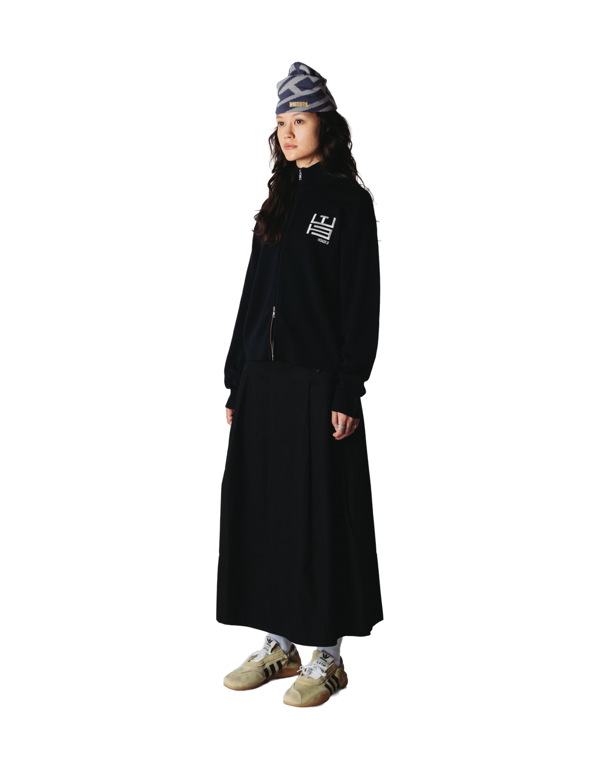 Woodbird Female WBFang Full Zip Cardigan Knits Black