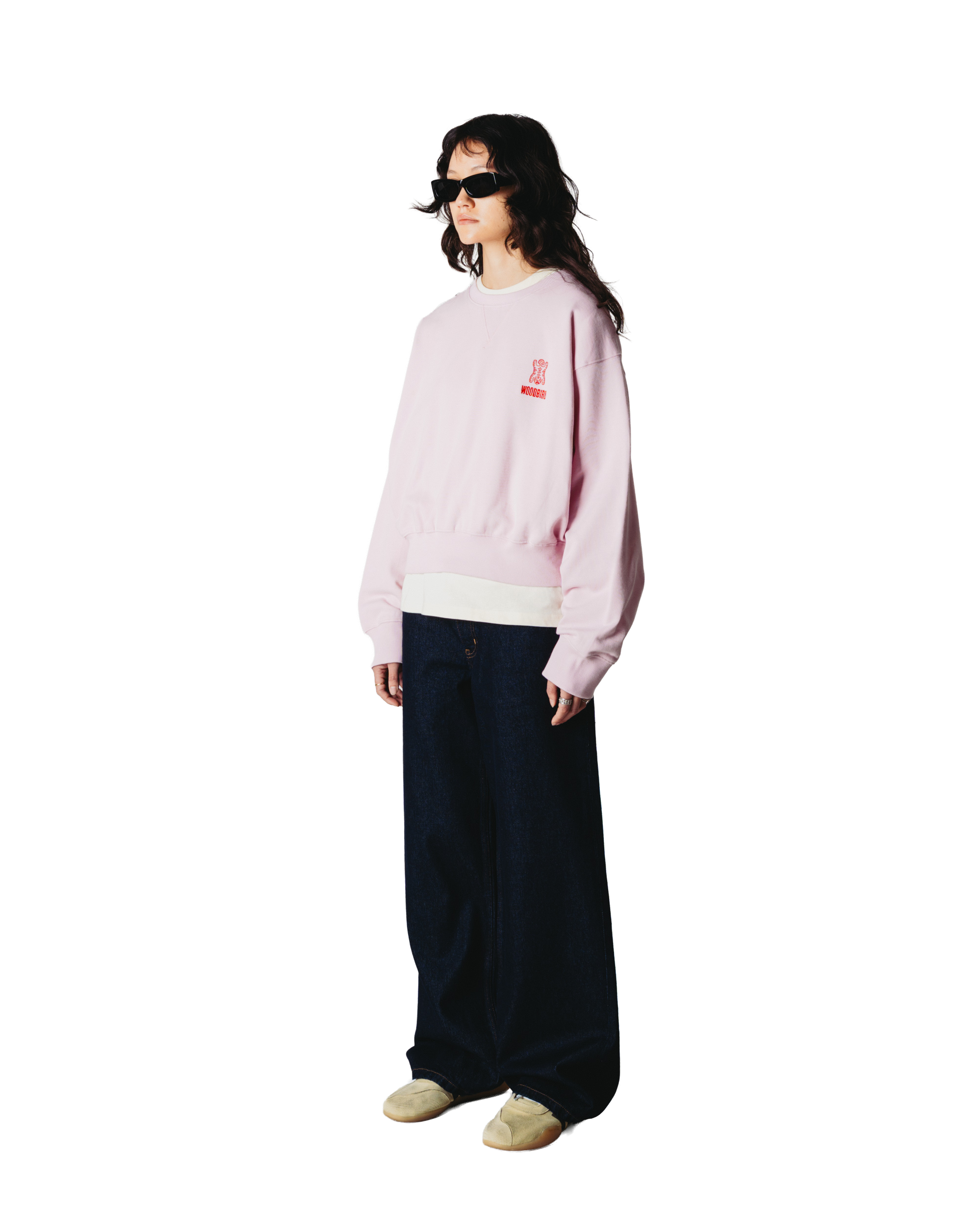 Woodbird Female WBFranka Tiger Crew Sweats Violet