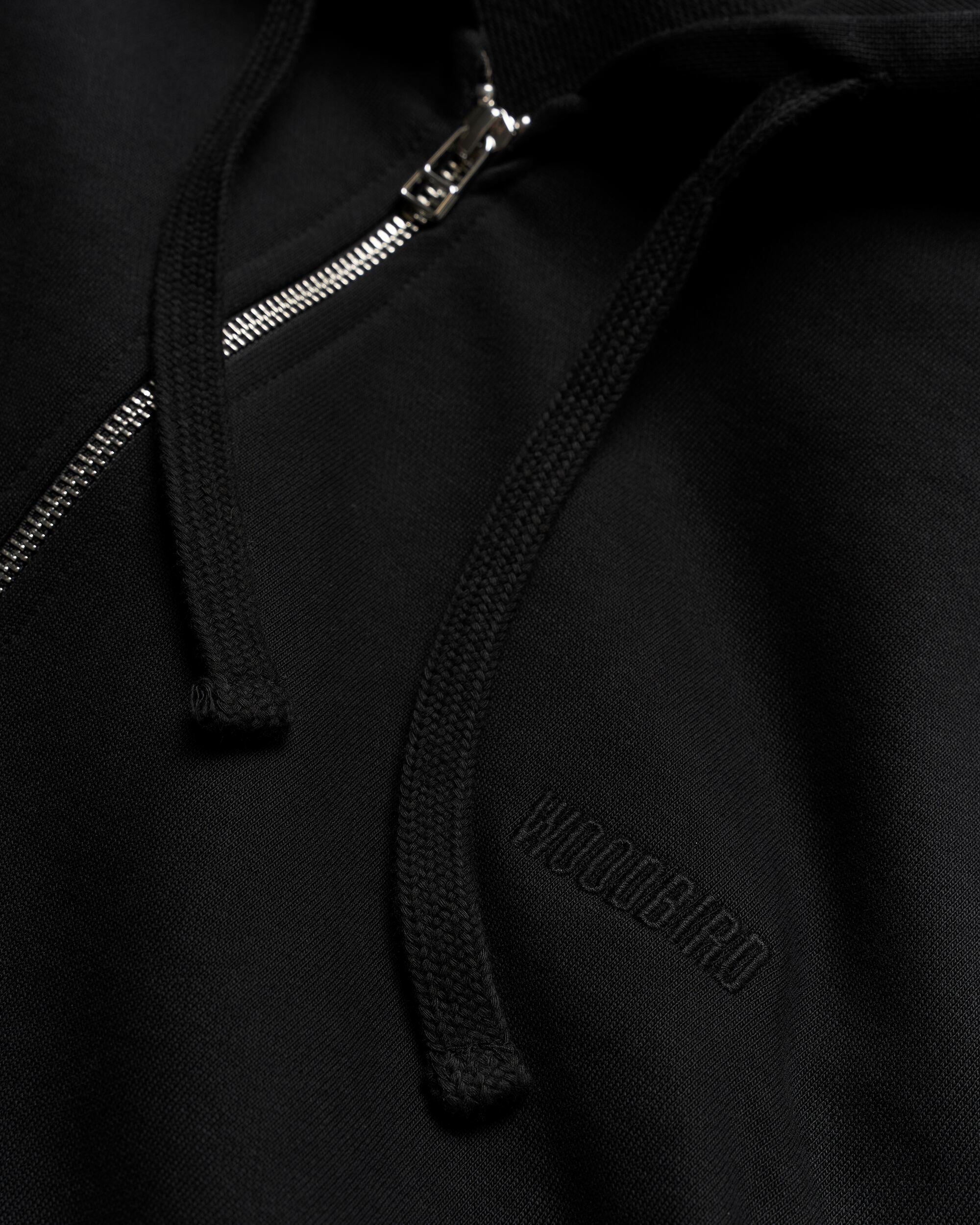 Woodbird WBFuji Base Zip Hoodie Sweats Black