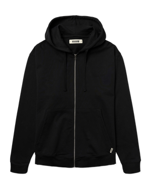 Woodbird WBFuji Base Zip Hoodie Sweats Black