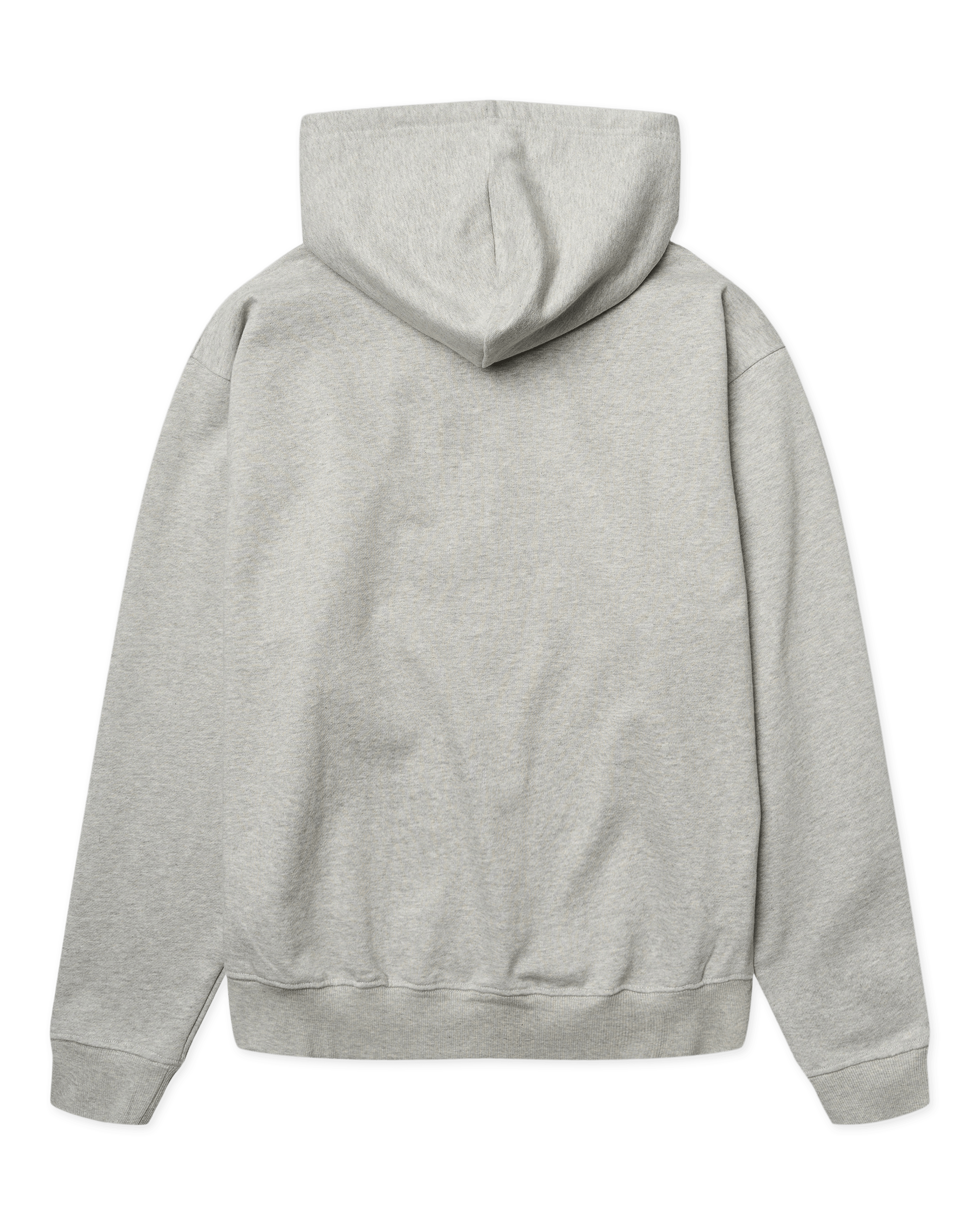 Woodbird WBFuji Base Zip Hoodie Sweats Light Grey Melange