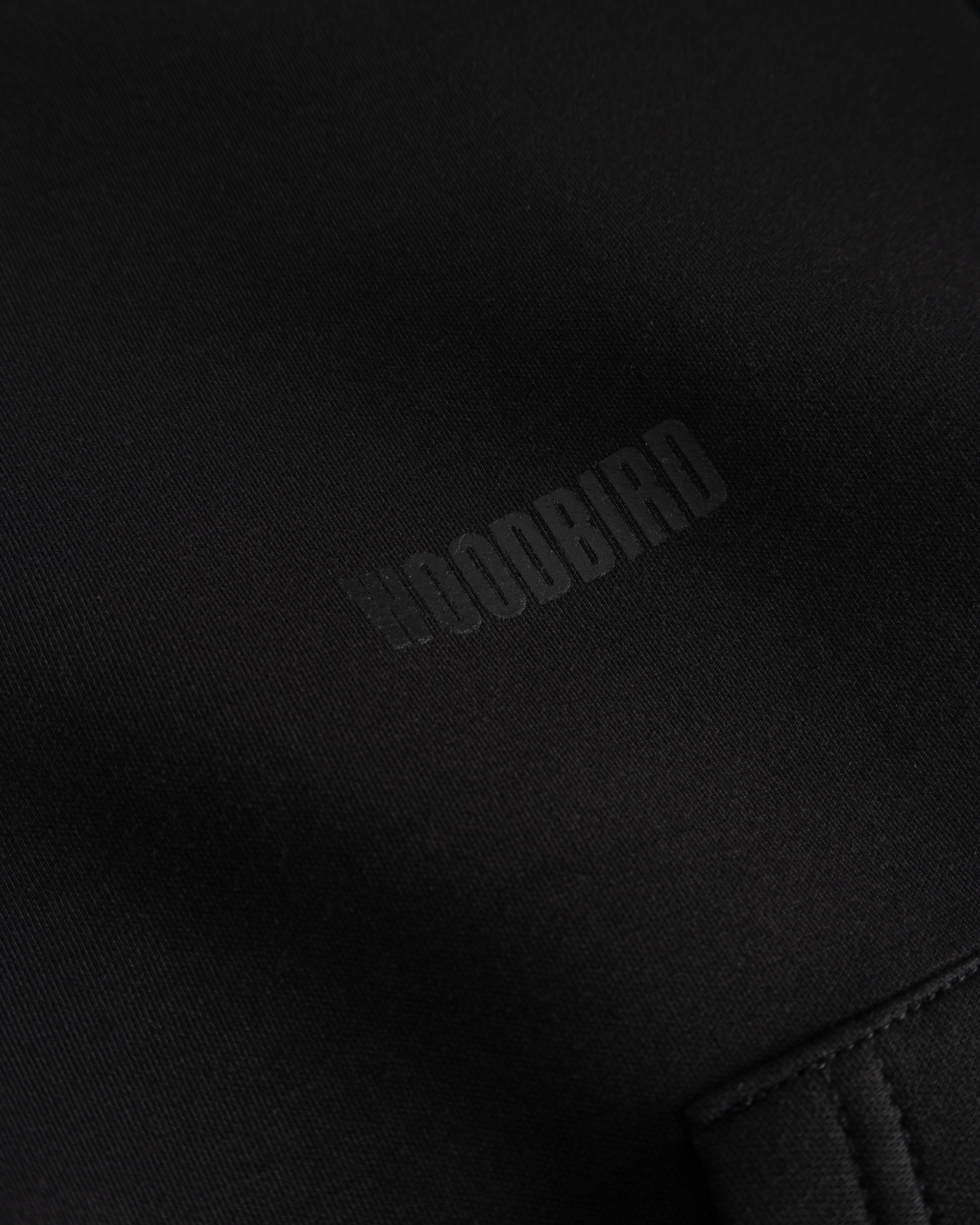 Woodbird WBFuji Scuba Zip Hoodie Sweats Black