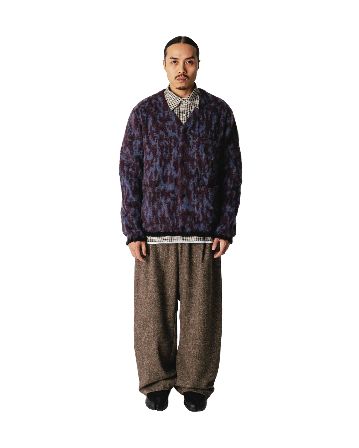 Woodbird WBGao JQ Cardigan Knits Fudge-Grey