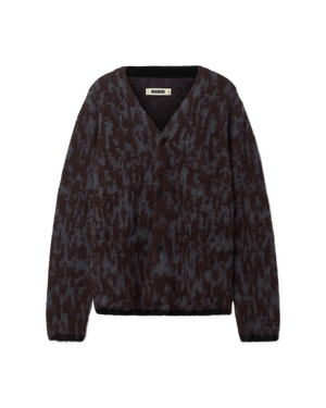 Woodbird WBGao JQ Cardigan Knits Fudge-Grey