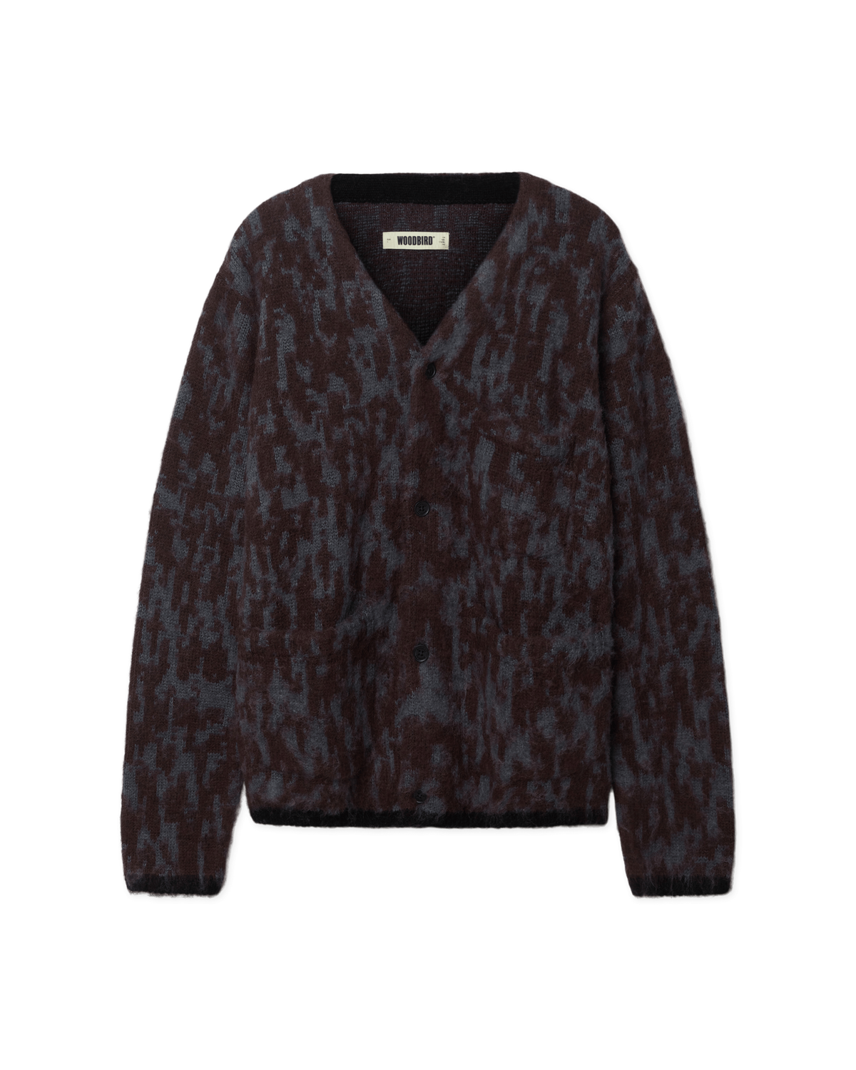 Woodbird WBGao JQ Cardigan Knits Fudge-Grey