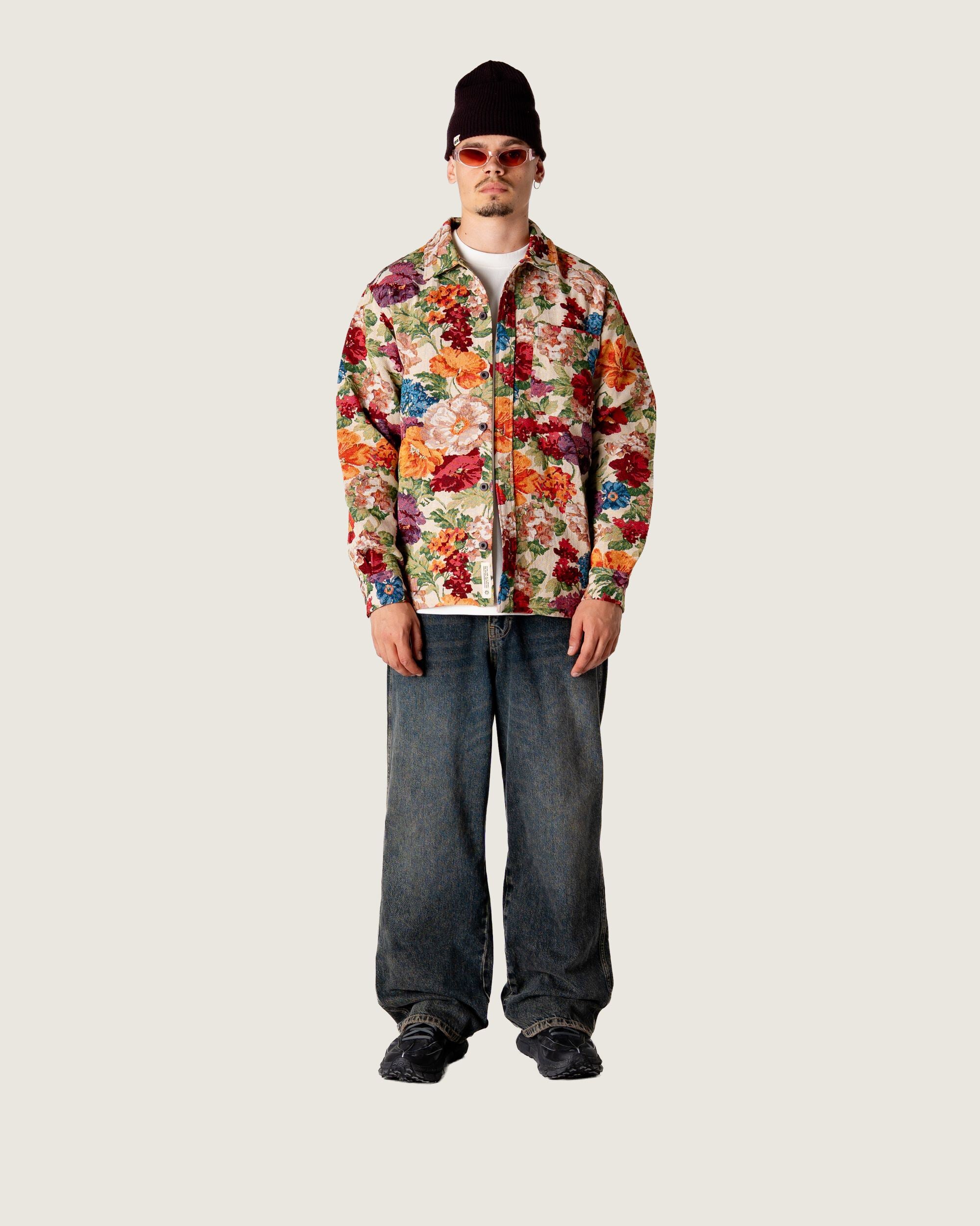 Woodbird WBGlixto Jaquard Shirt Shirts Light Blue