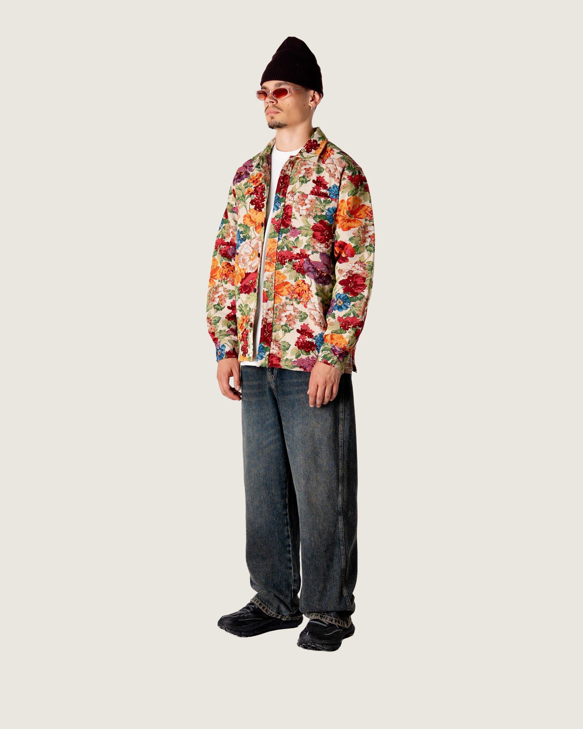 Woodbird WBGlixto Jaquard Shirt Shirts Light Blue