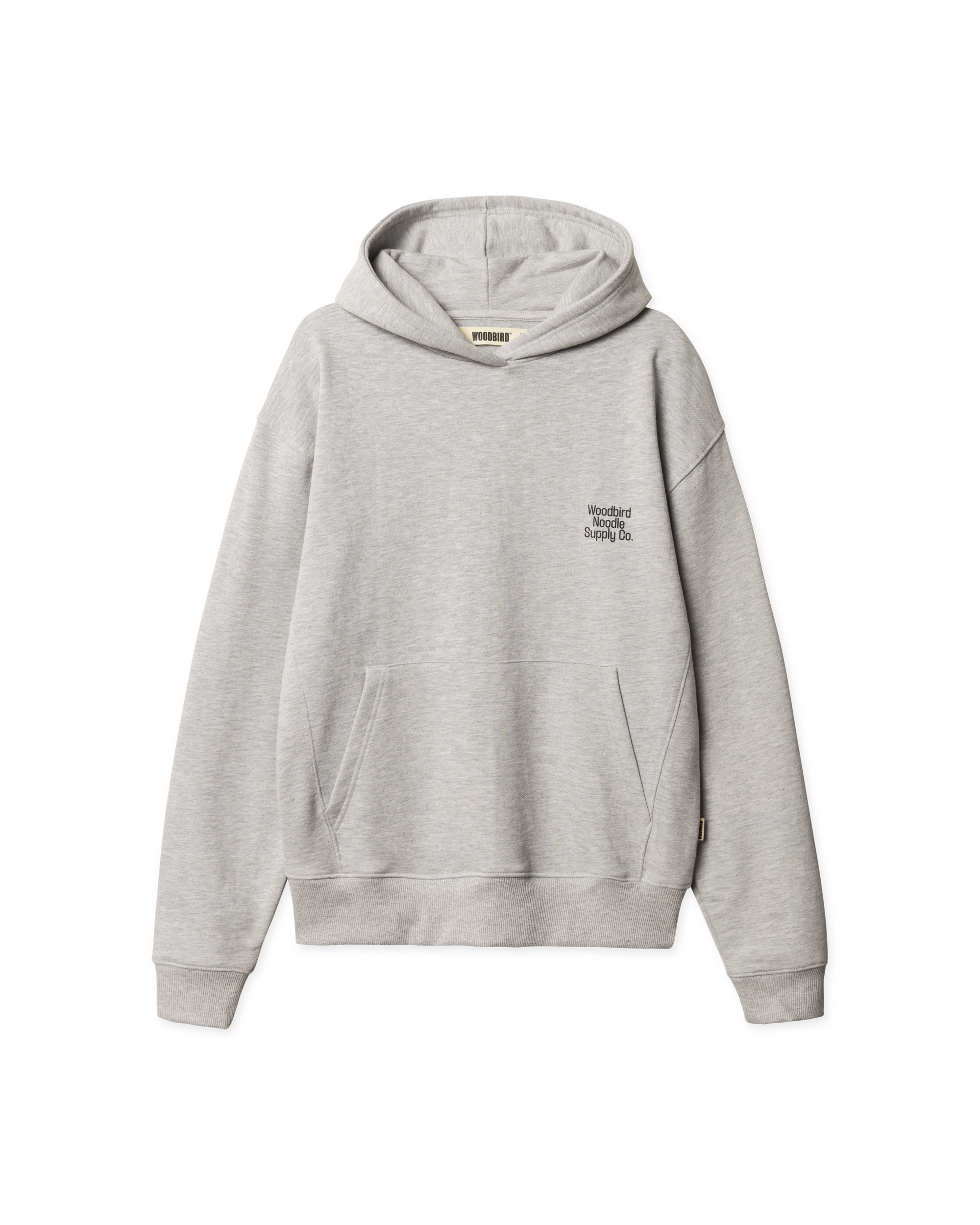 Woodbird Female WBHarper Supply Hoodie Sweats Light Grey Melange