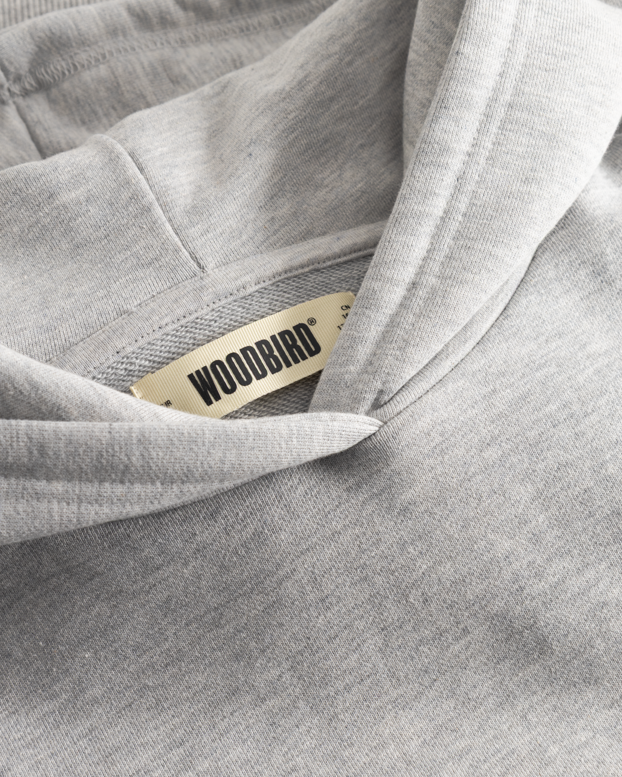 Woodbird Female WBHarper Supply Hoodie Sweats Light Grey Melange