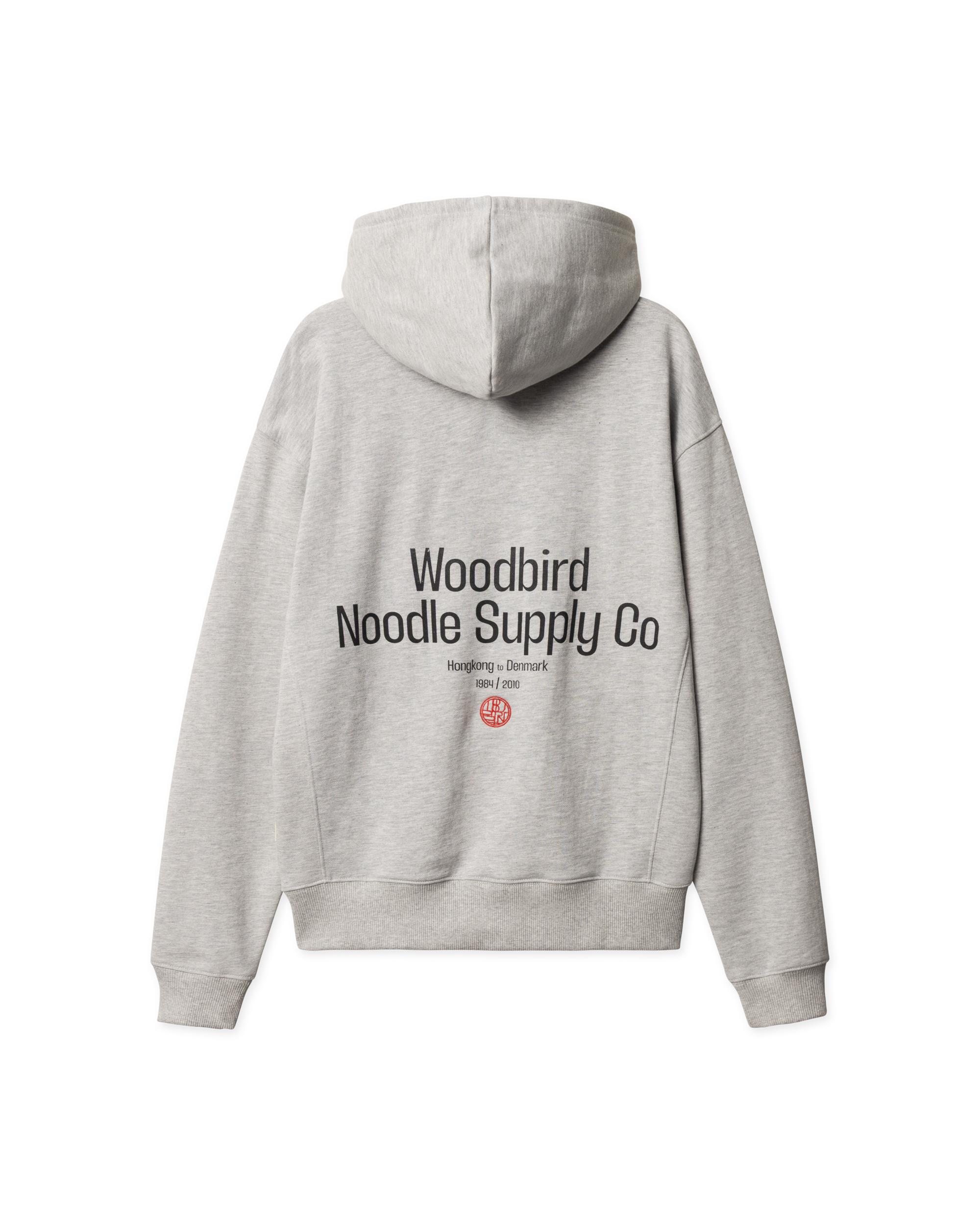 Woodbird Female WBHarper Supply Hoodie Sweats Light Grey Melange