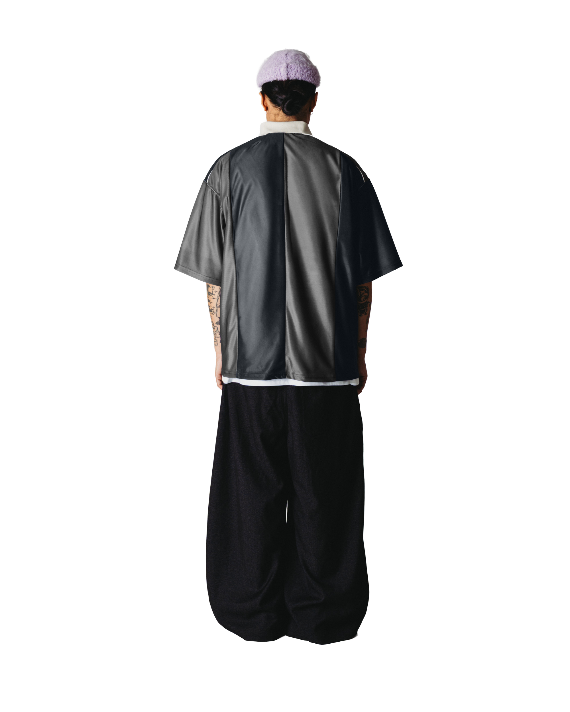 Woodbird WBHiro Sport Zip Polo T-Shirts Slate Blue