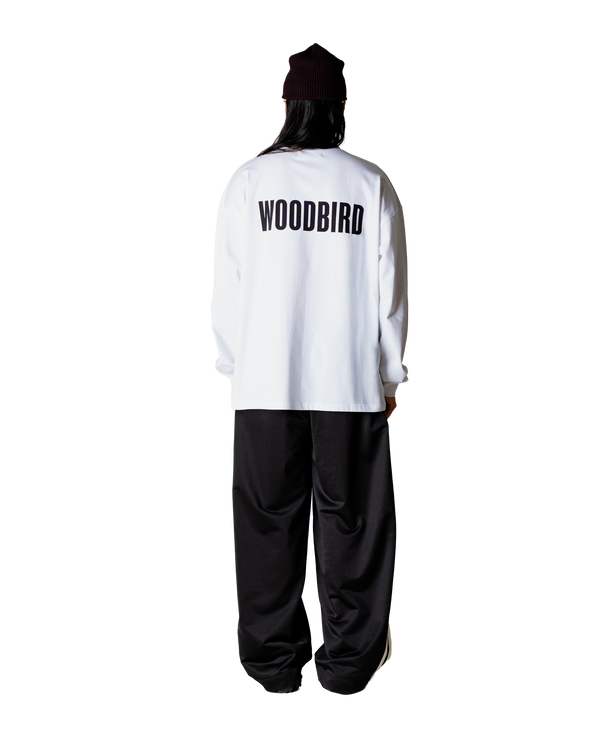 Woodbird WBJoes L/S Logo Tee T-Shirts White