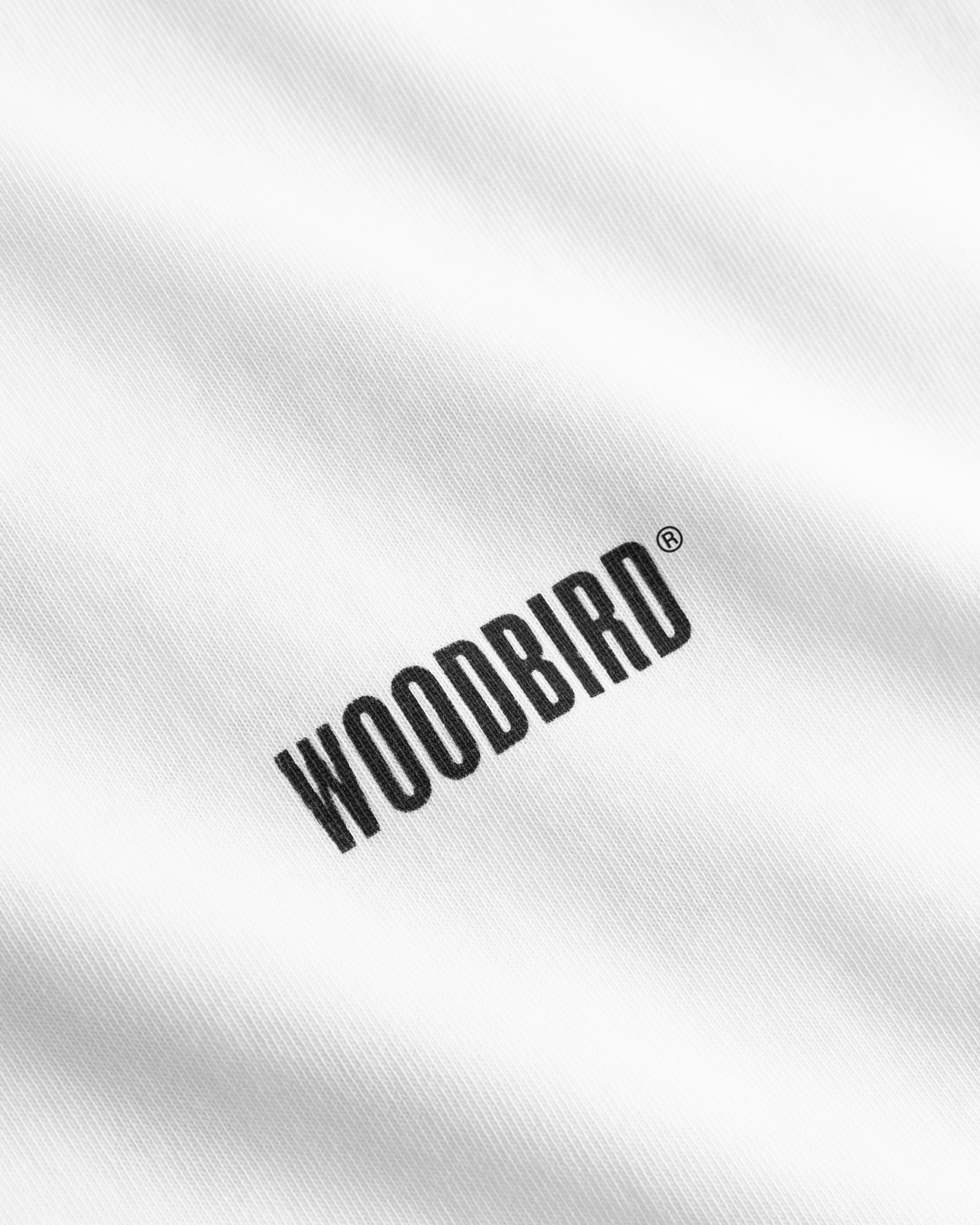 Woodbird WBJoes L/S Logo Tee T-Shirts White