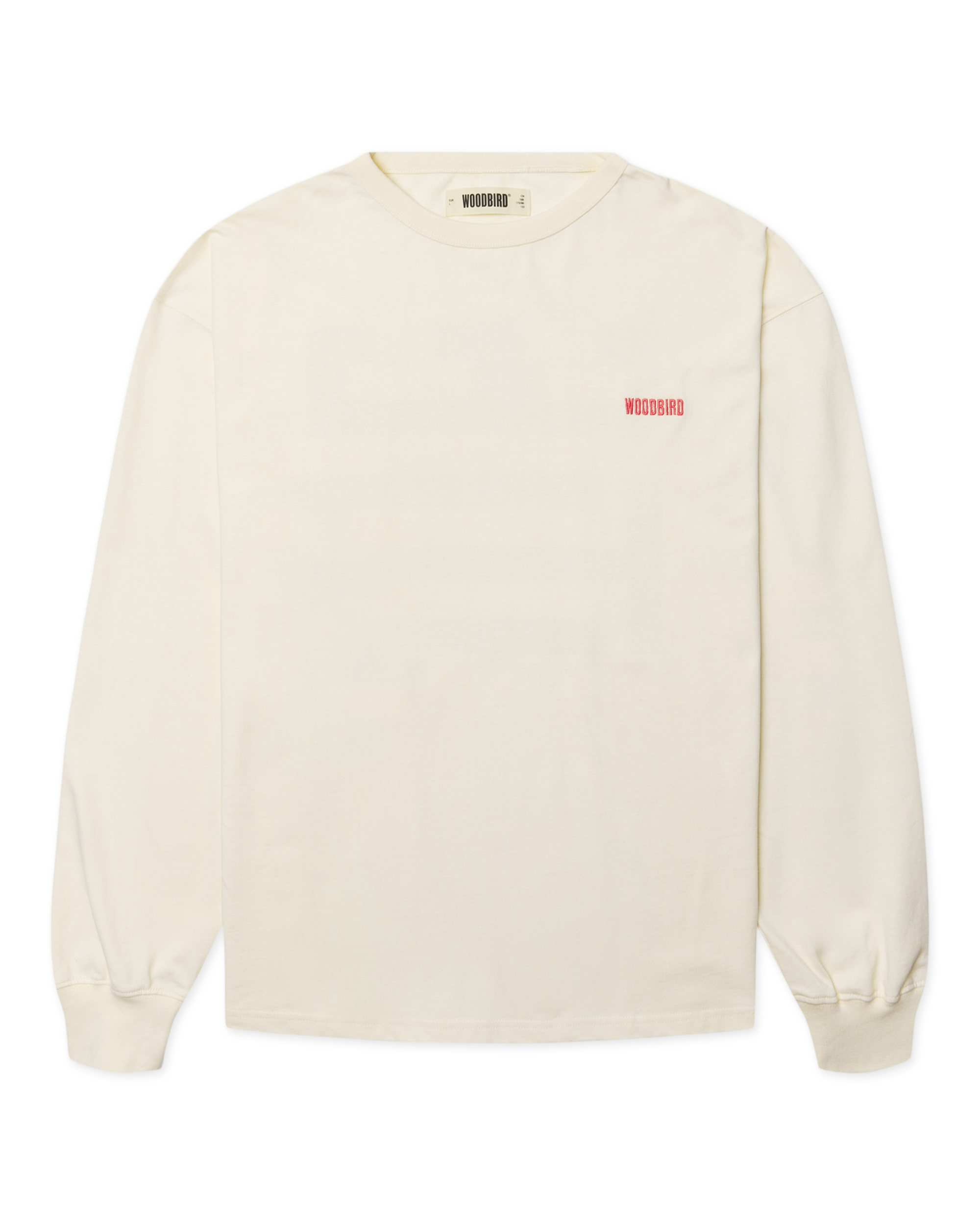 Woodbird WBJoes Mono LS Tee T-Shirts Off White