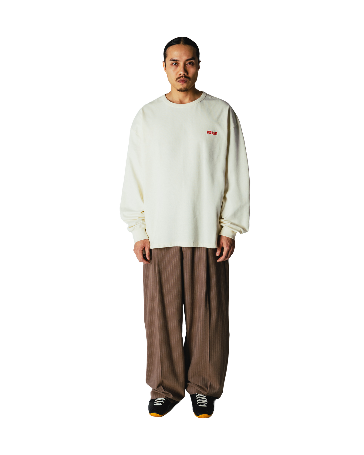 Woodbird WBJoes Mono LS Tee T-Shirts Off White