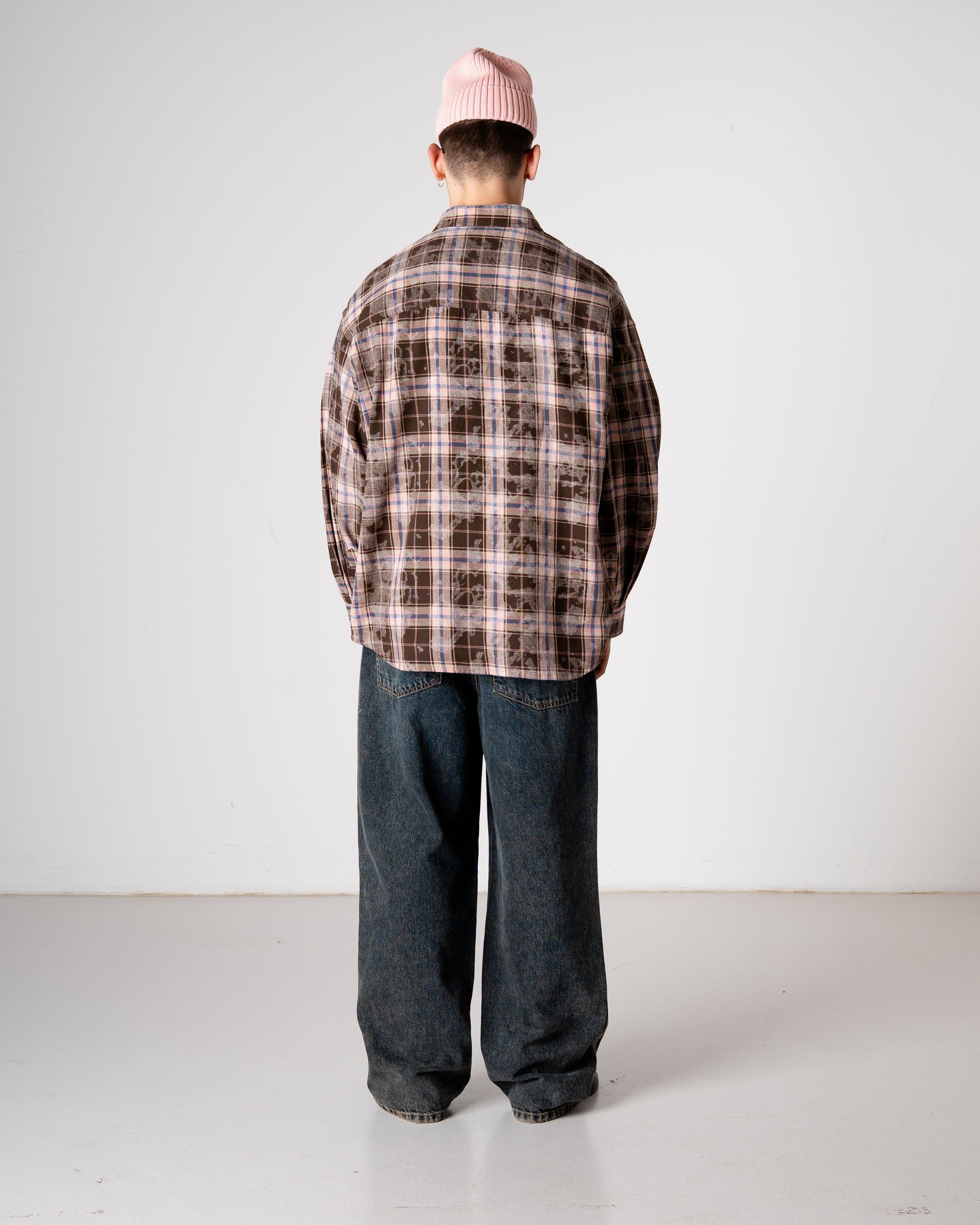 Woodbird WBJong Check Shirt Shirts Brown Check