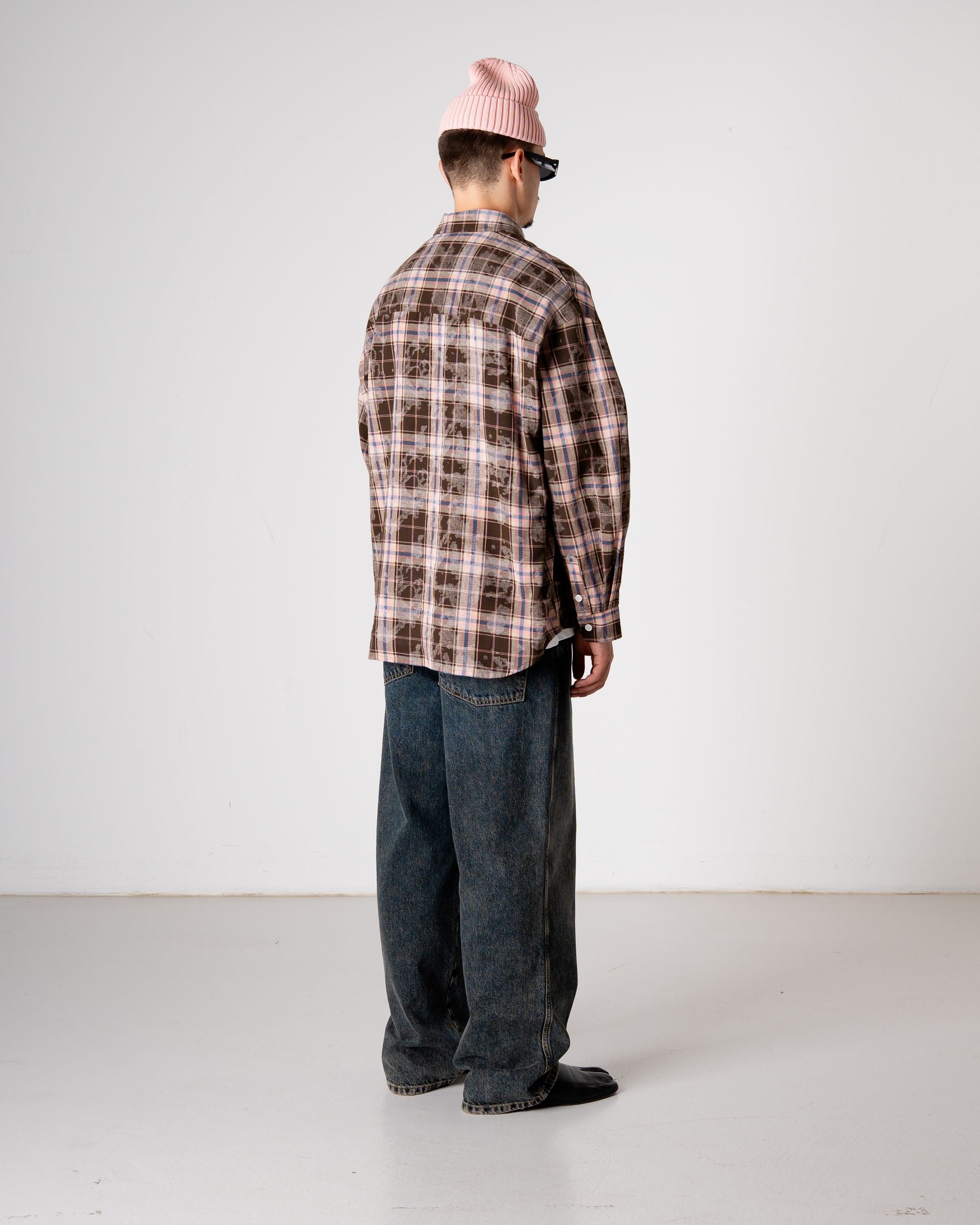 Woodbird WBJong Check Shirt Shirts Brown Check