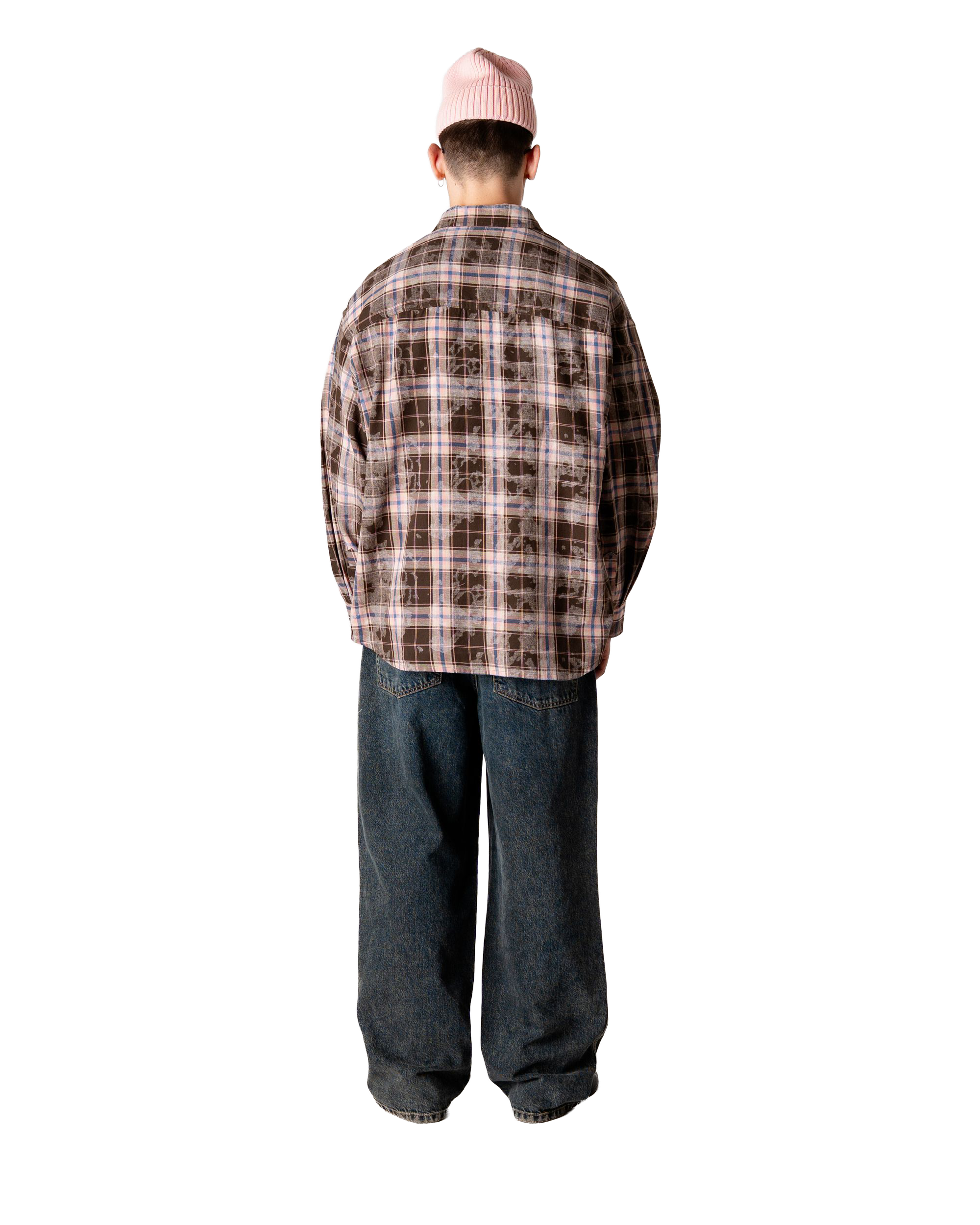 Woodbird WBJong Check Shirt Shirts Brown Check