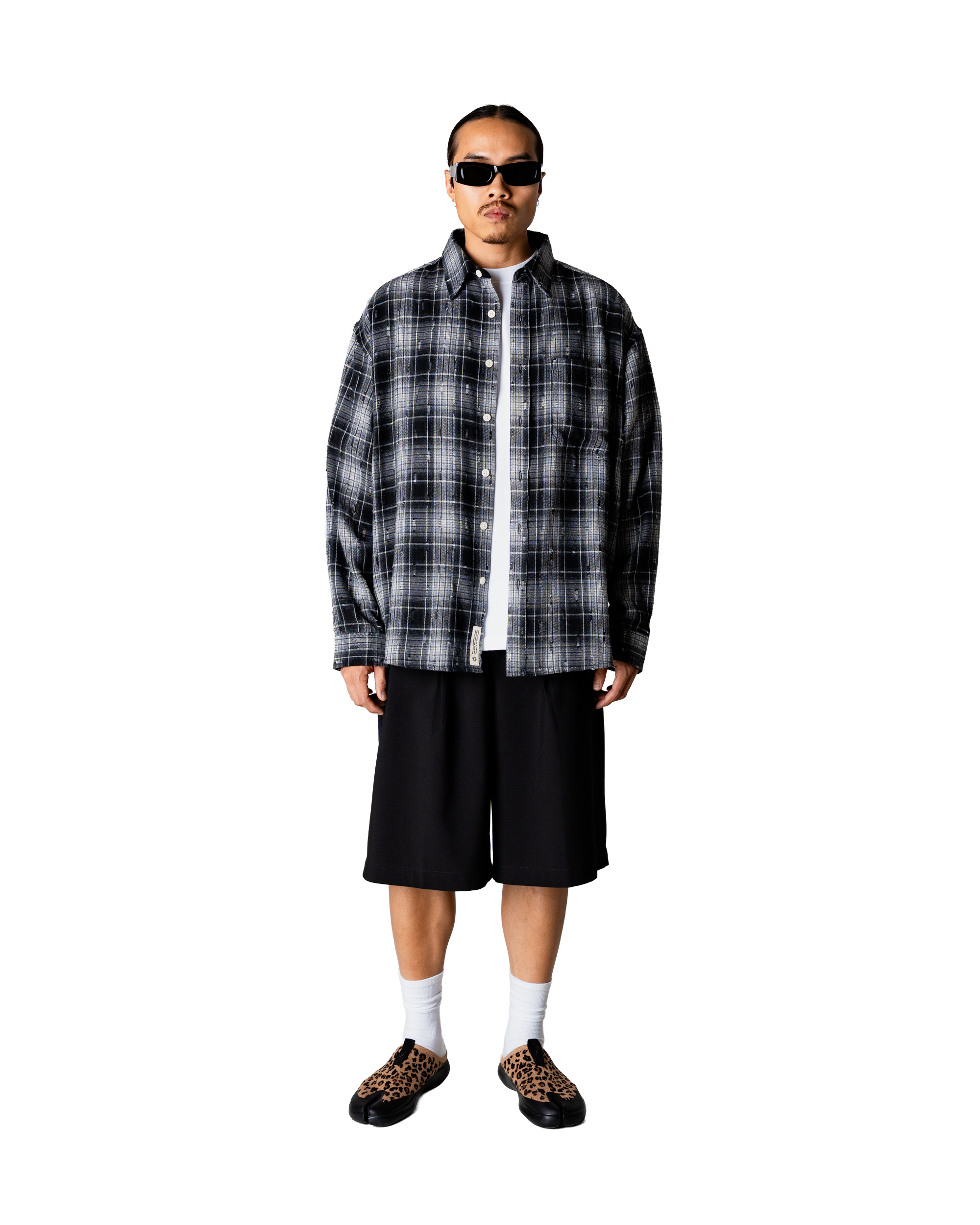 Woodbird WBJong Check Supply Shirt Shirts Black Check