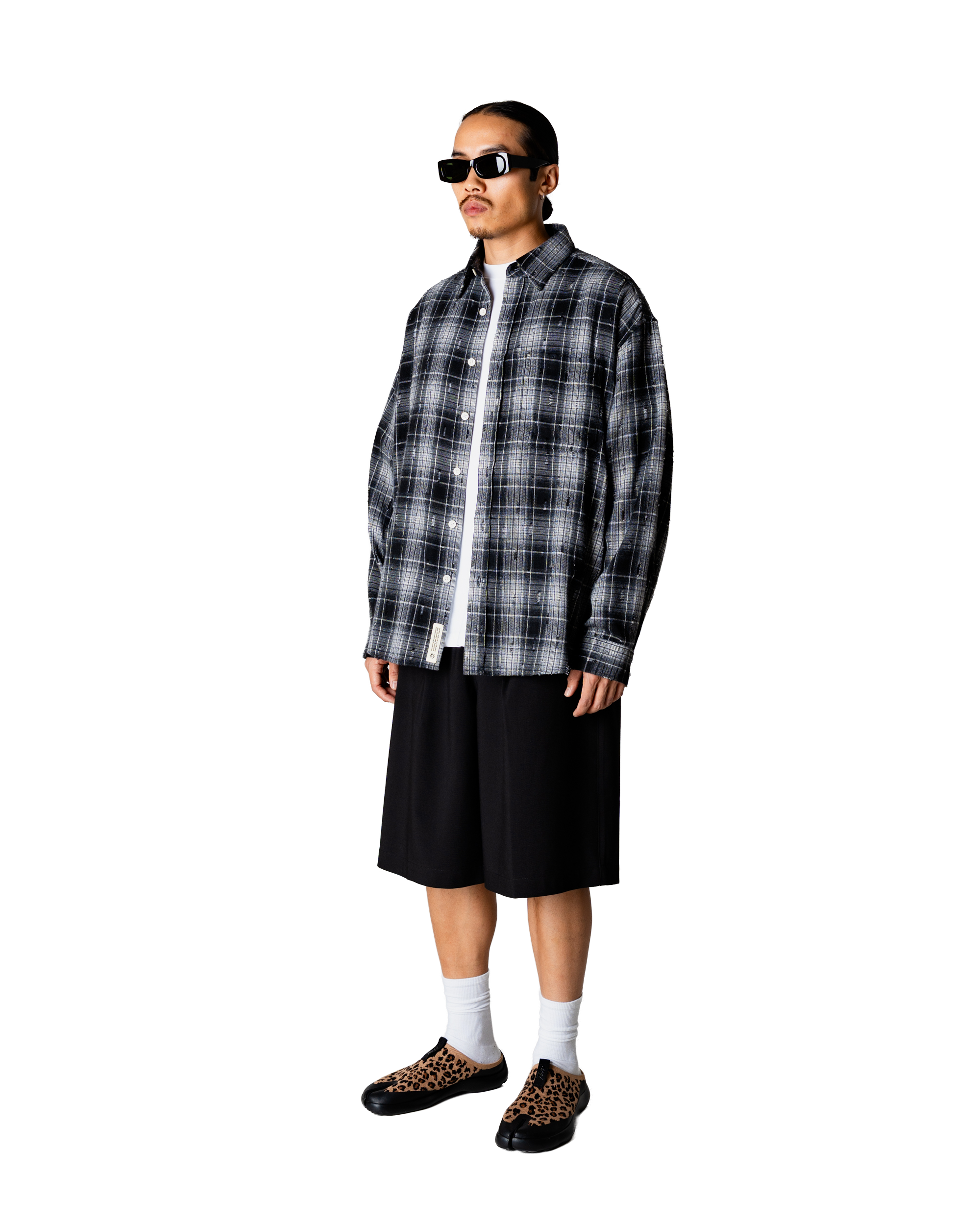 Woodbird WBJong Check Supply Shirt Shirts Black Check