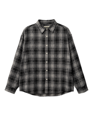 Woodbird WBJong Check Supply Shirt Shirts Black Check
