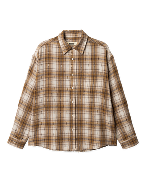 Woodbird WBJong Check Supply Shirt Shirts Brown Check