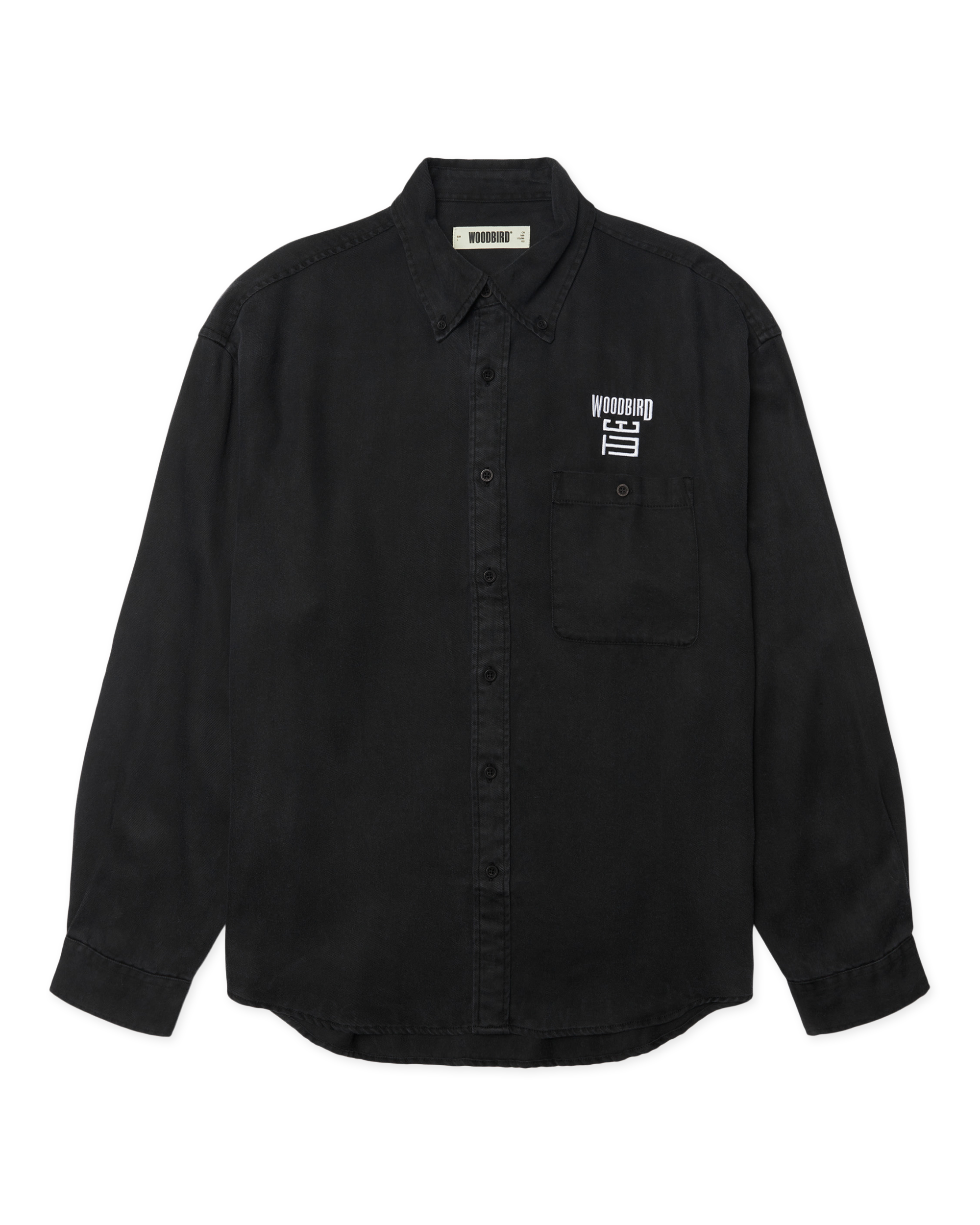 Woodbird WBJong Denim Shirt Shirts Black