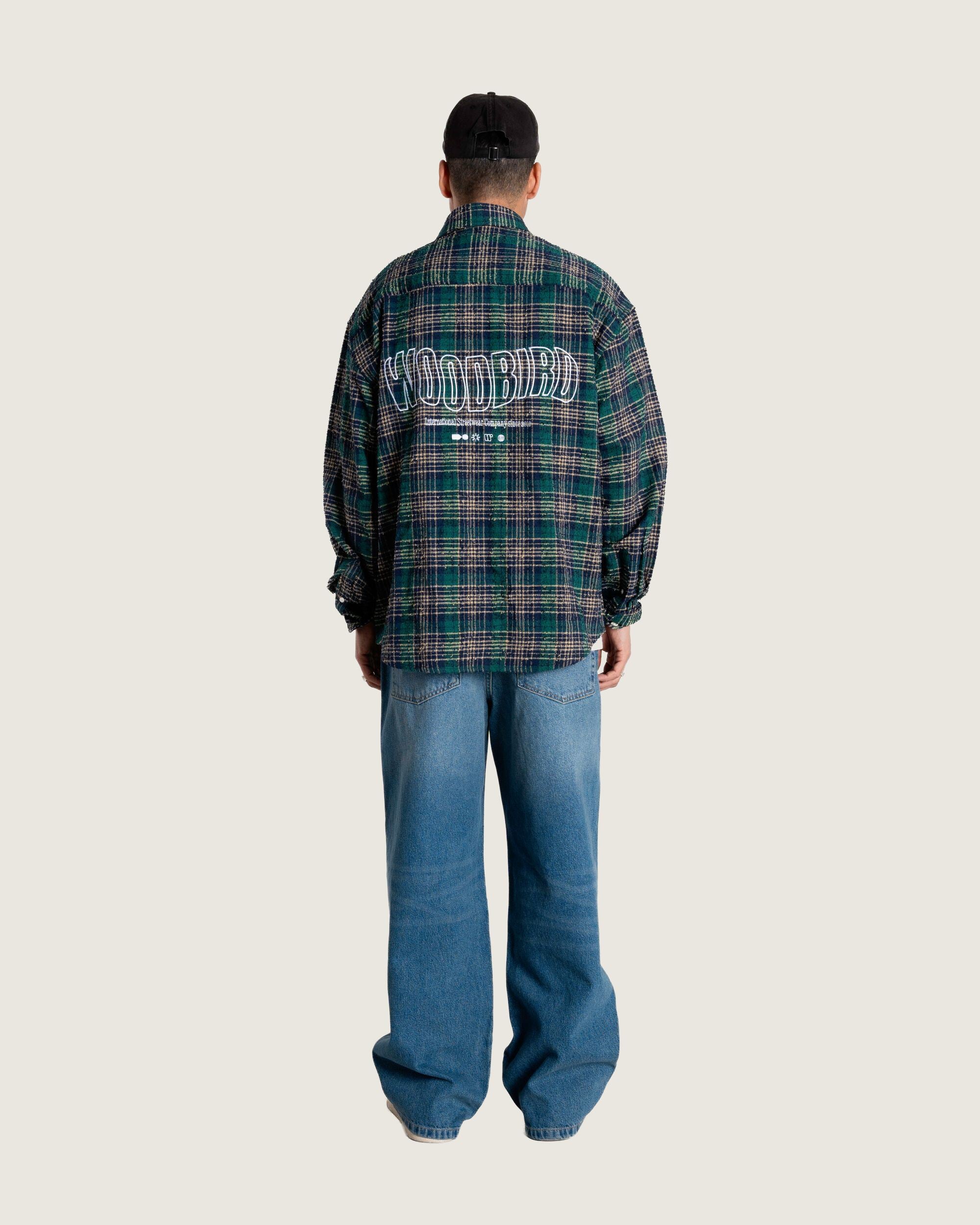 Woodbird WBJong Em Check Shirt Shirts Green Check