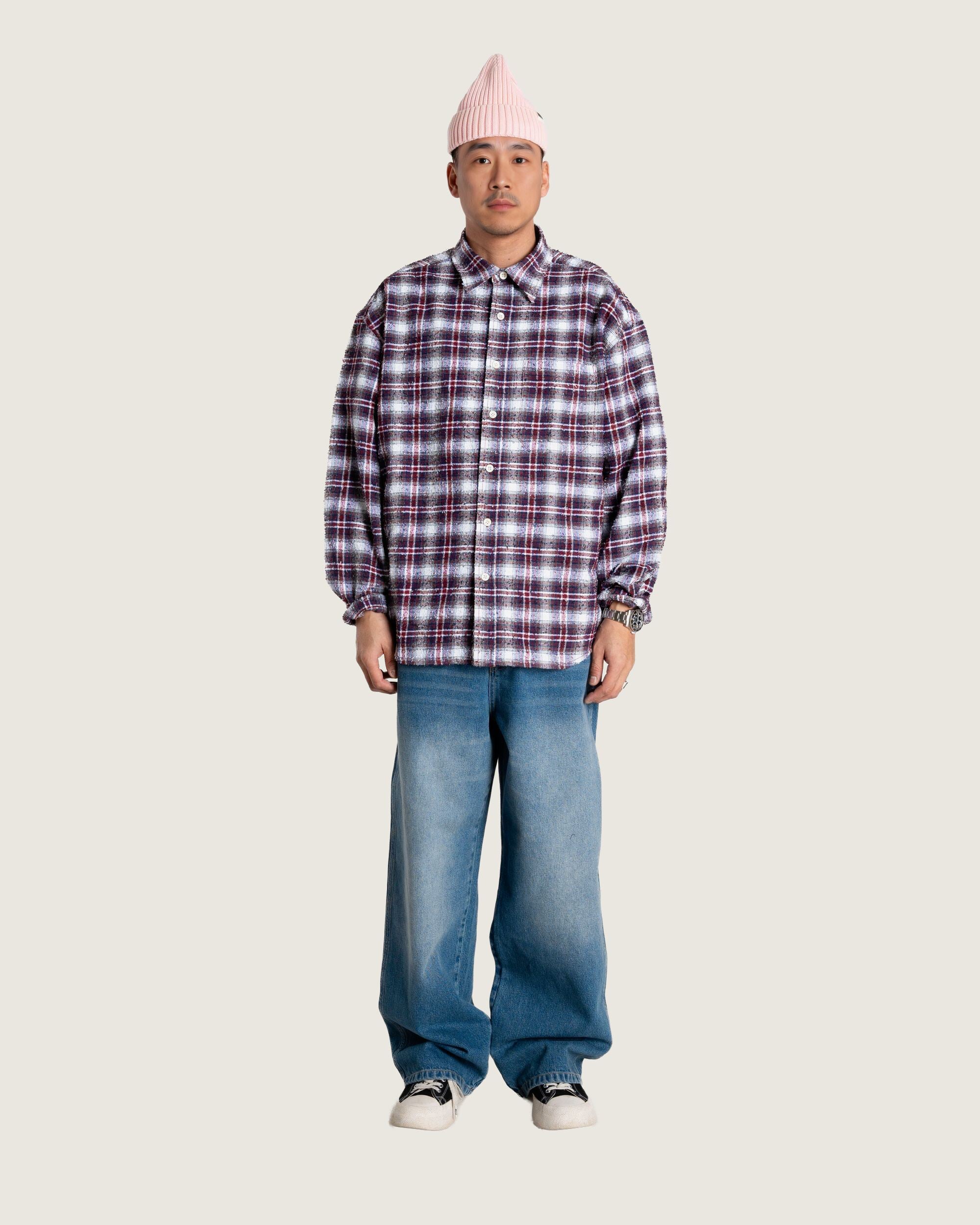 Woodbird WBJong Em Check Shirt Shirts Red Check