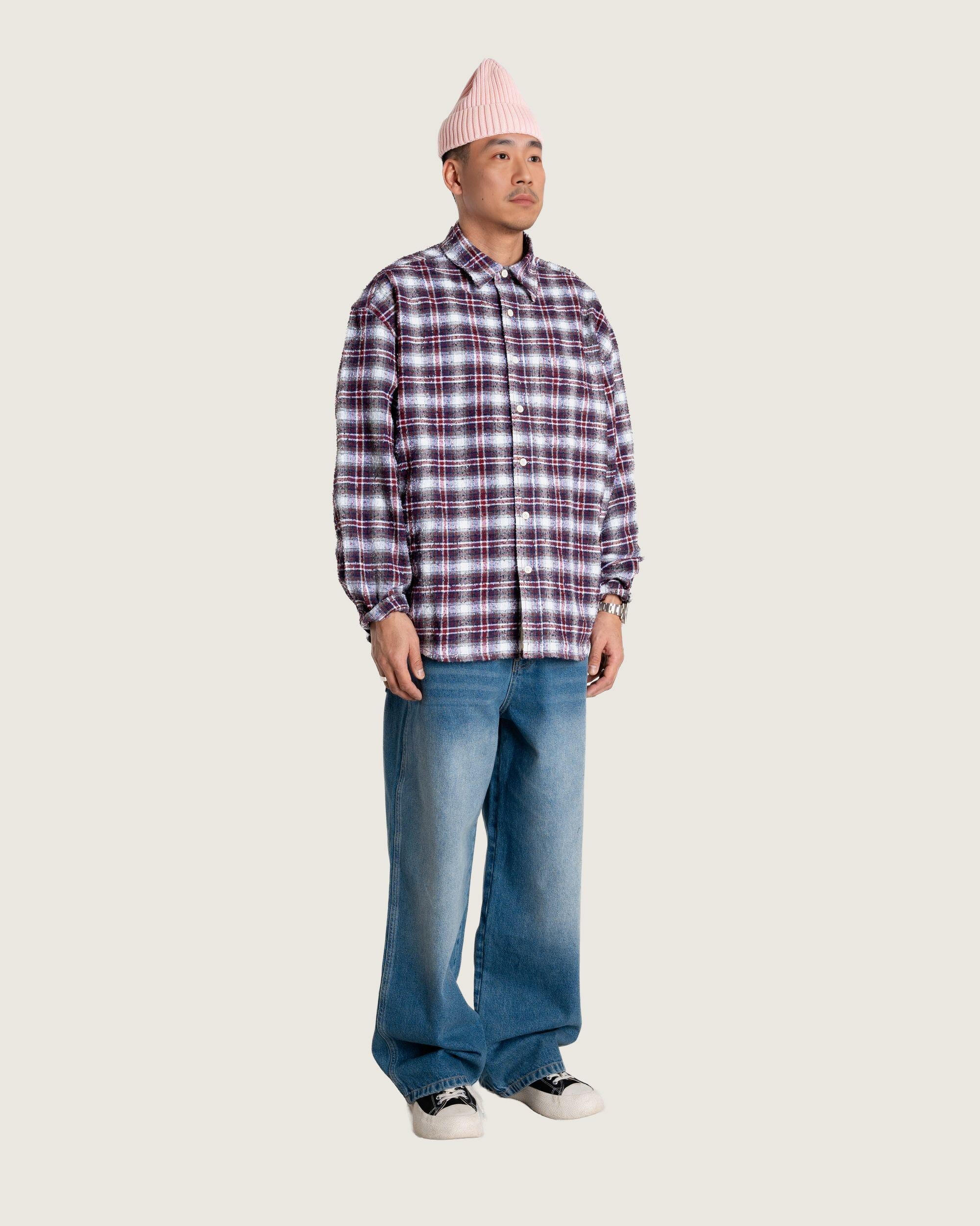 Woodbird WBJong Em Check Shirt Shirts Red Check