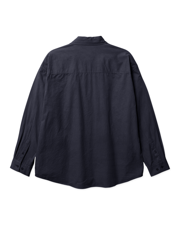 Woodbird WBJong Washed Shirt Shirts Navy