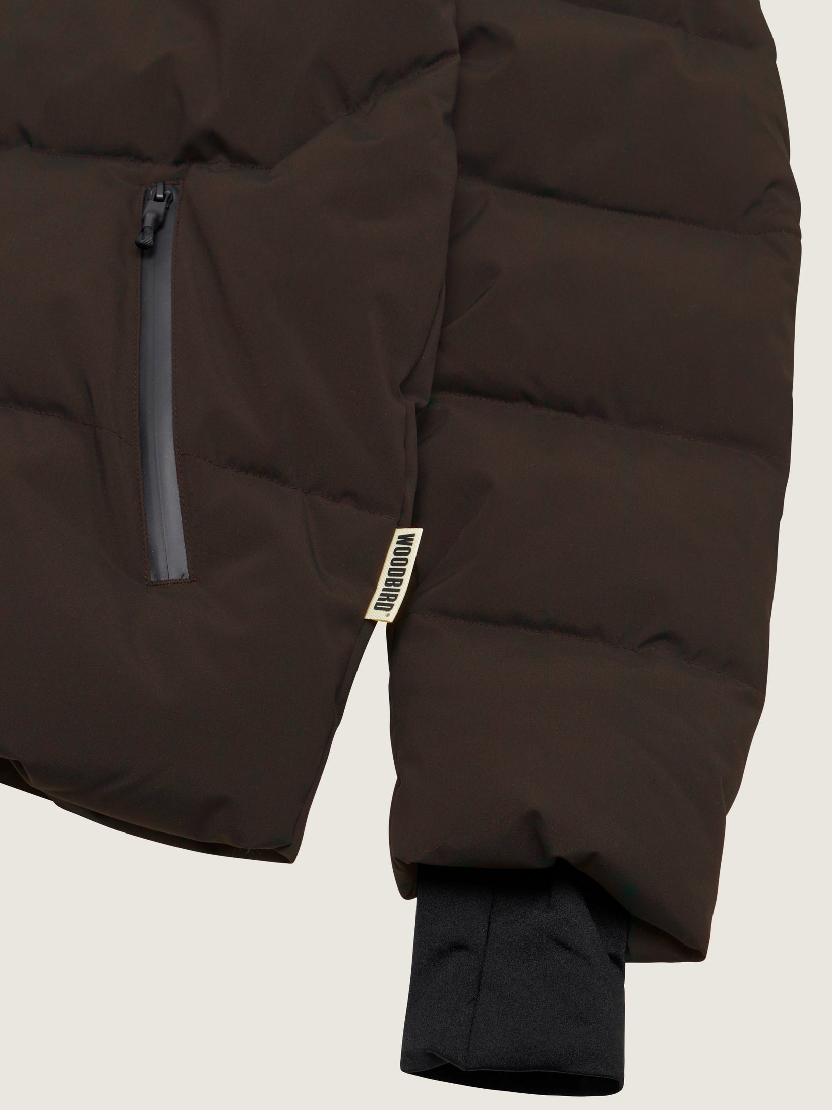 Woodbird WBJoseph Tech Jacket Outerwear Chocolate brown