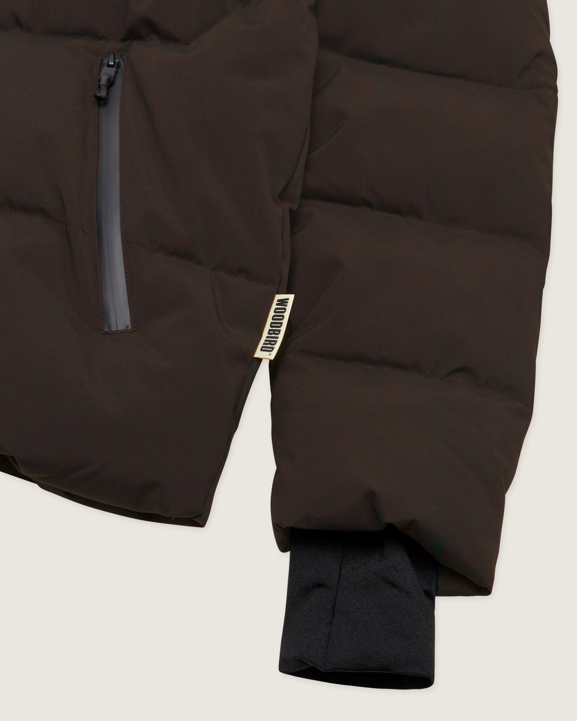 Woodbird WBJoseph Tech Jacket Outerwear Chocolate brown